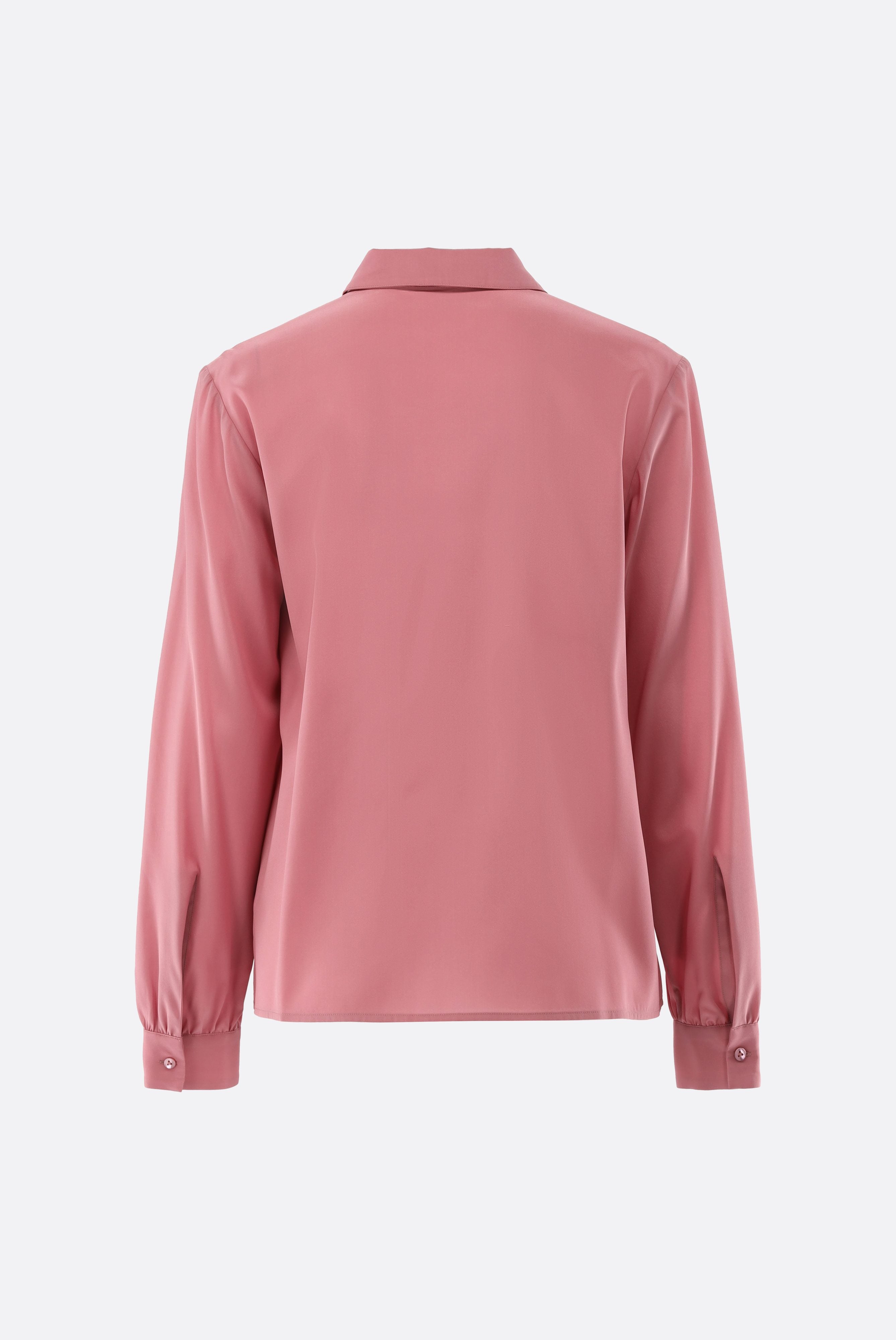 Bluse | aus Seide mit Raffungen-Hemden & Blusen-Van Laack-OUTLET-ARCHIVIST-ARCHIVE-SALE
