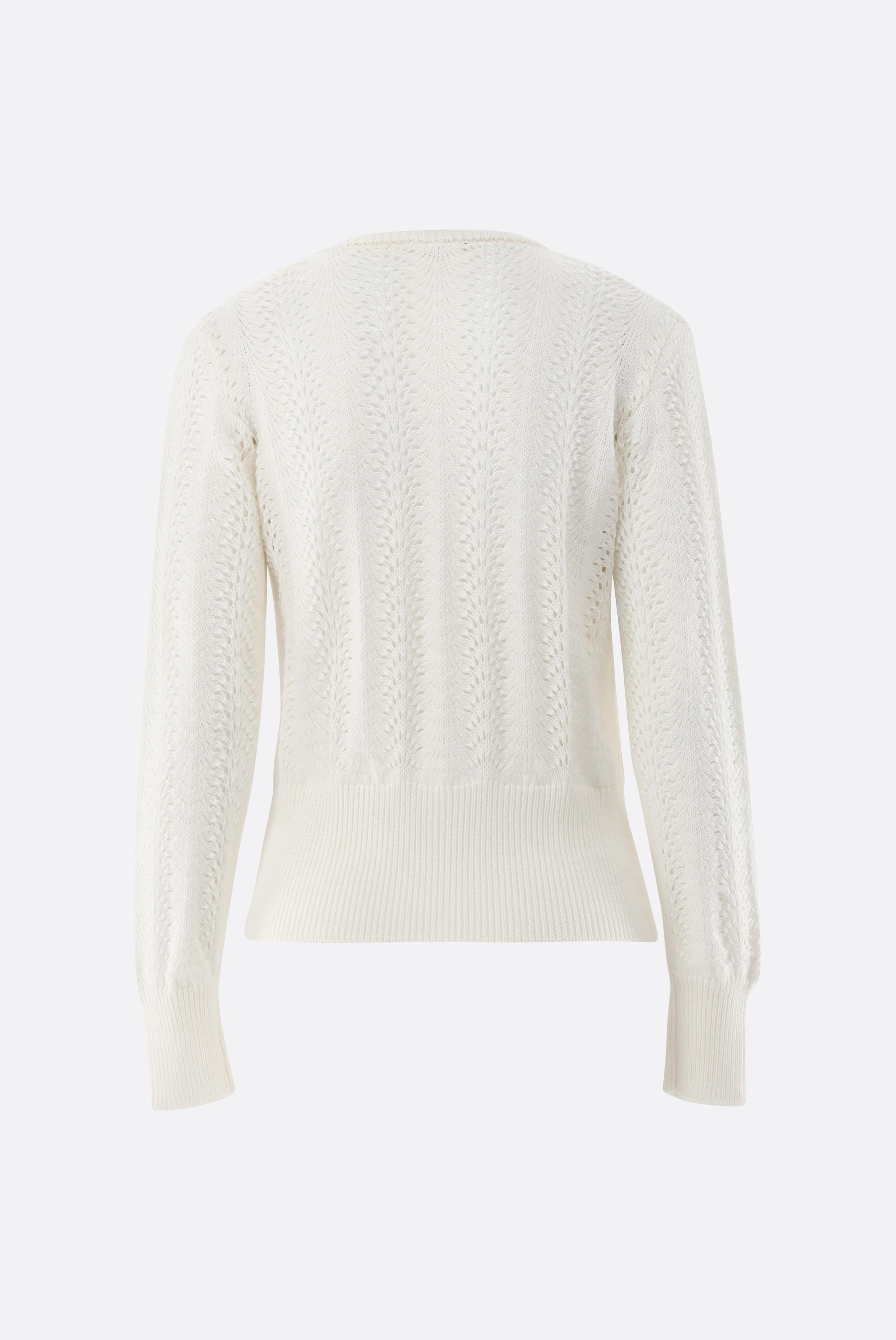 Strickjacke | aus Ajoure Strick mit Kaschmir-Jacken & Mäntel-Van Laack-OUTLET-ARCHIVIST-ARCHIVE-SALE