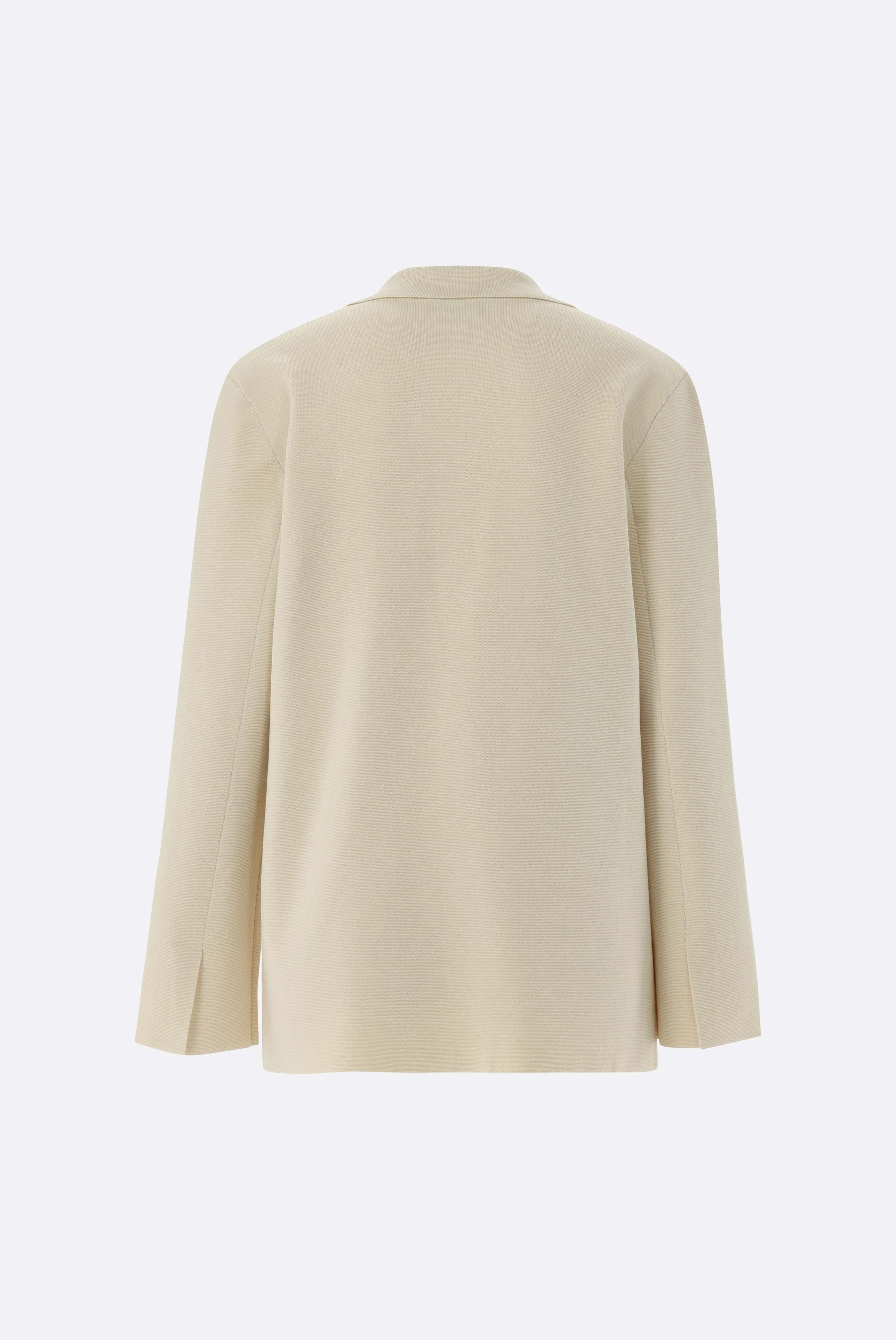 Van Laack-Strick Blazer aus Air Cotton-Jacken & Mäntel-Black-Deal-Outlet-by-ARCHIVIST