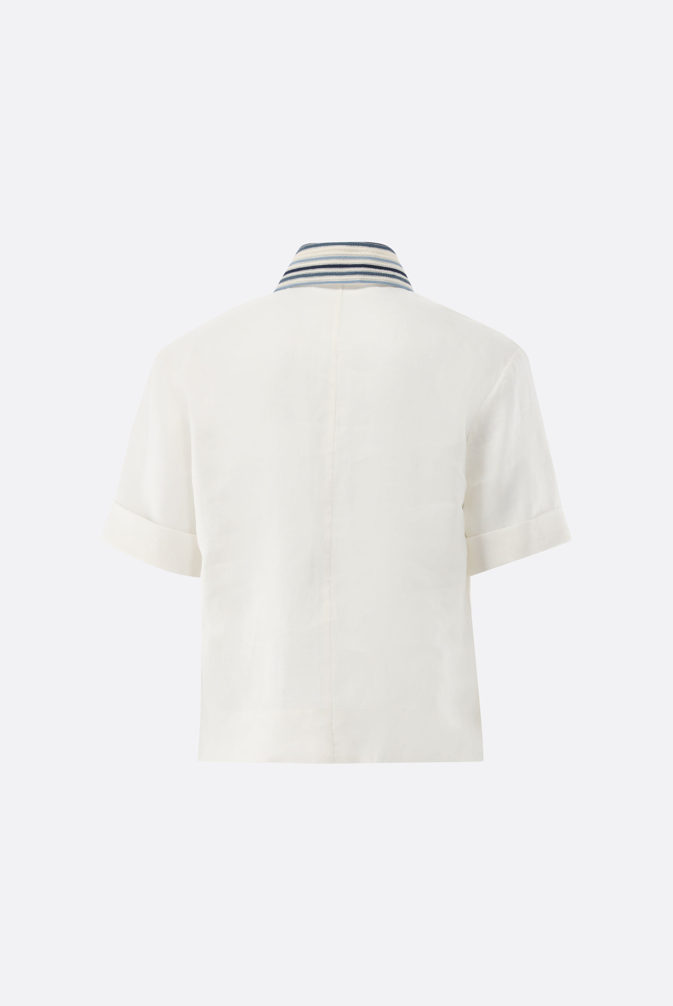 Hemdbluse | mit Kontrastkragen-Hemden & Blusen-Van Laack-OUTLET-ARCHIVIST-ARCHIVE-SALE