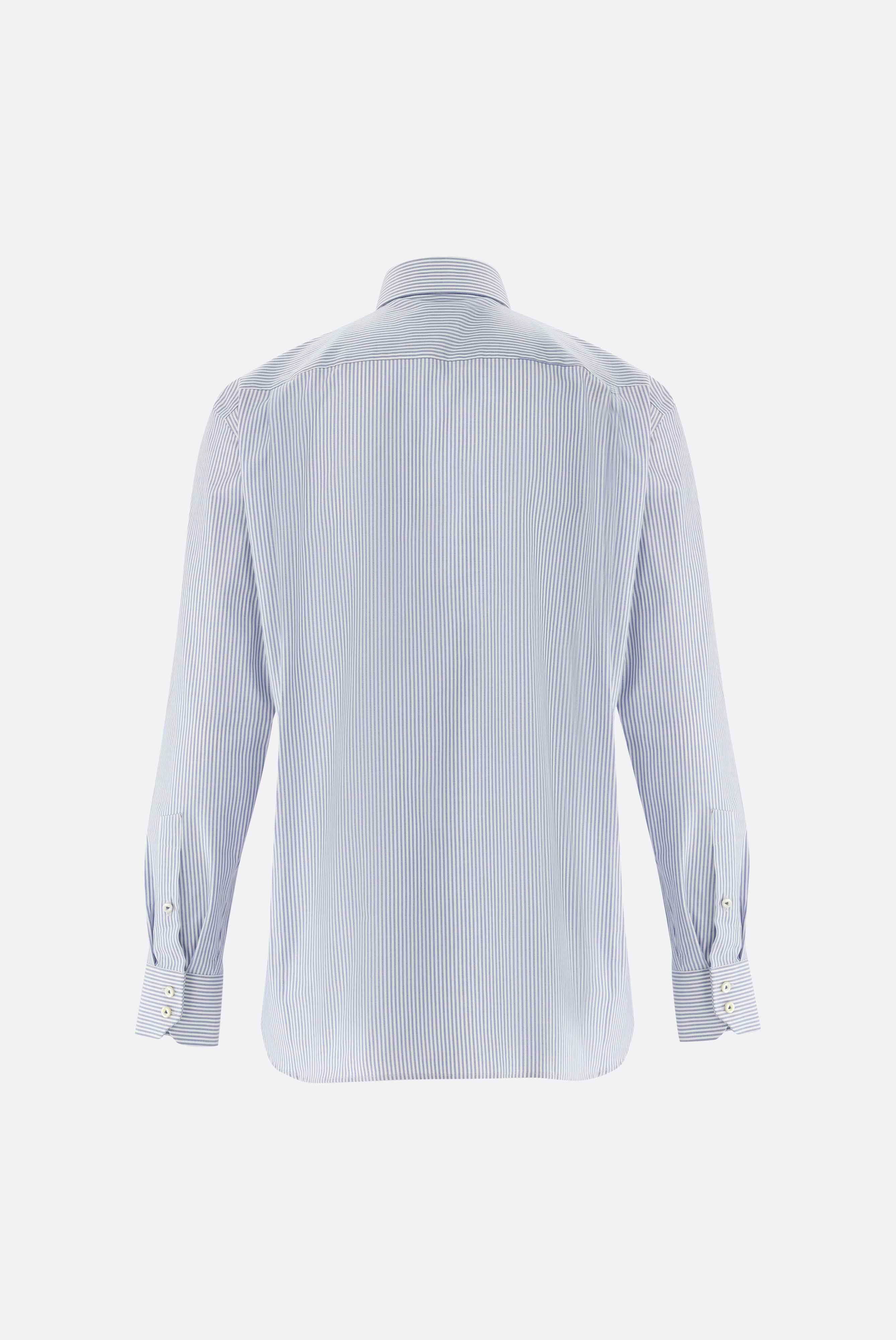 Gestreiftes Oxfordhemd | mit Haifischkragen Comfort Fit