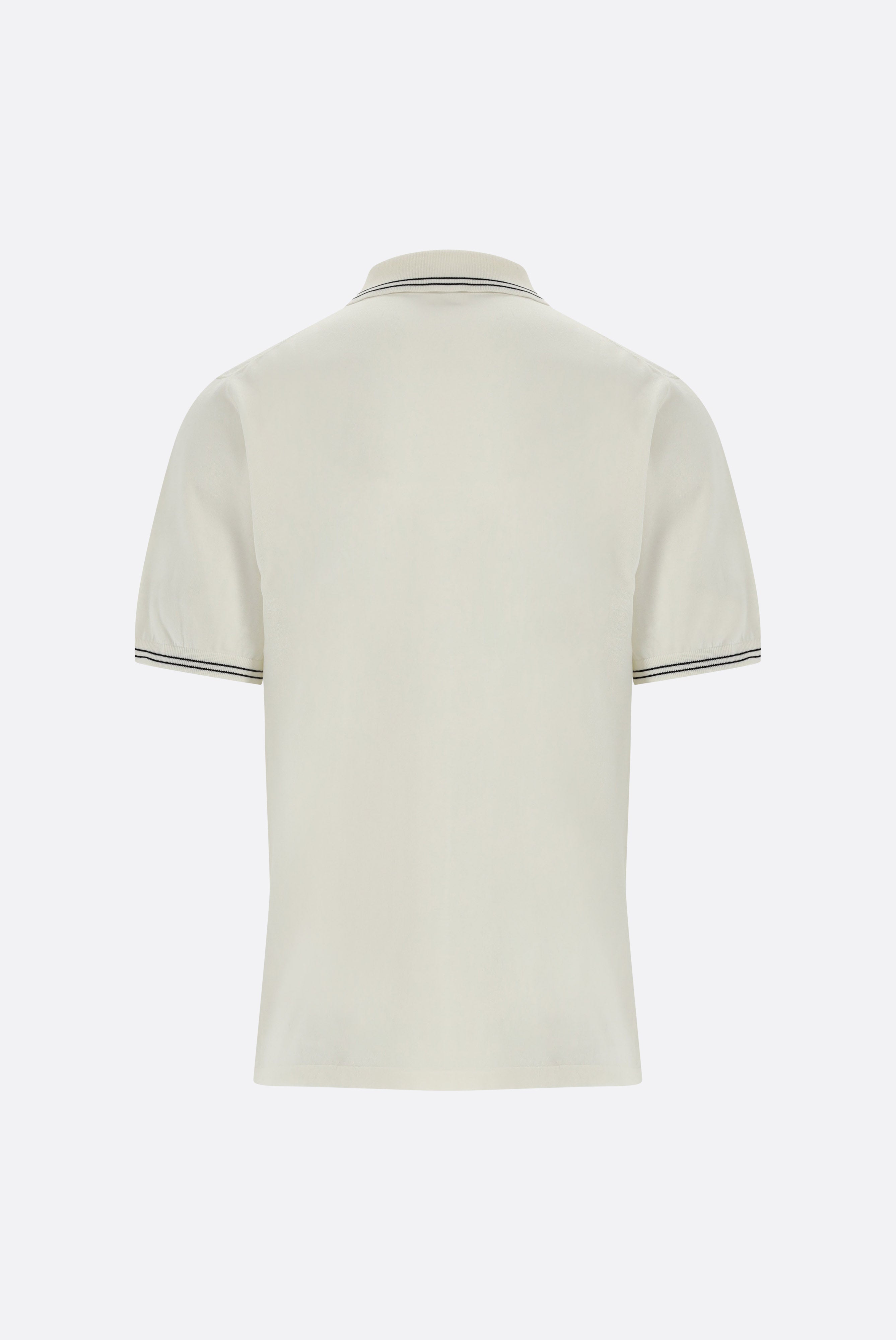 Van Laack-Poloshirt | mit Reißverschluss aus Air Cotton-Shirts-Black-Deal-Outlet-by-ARCHIVIST