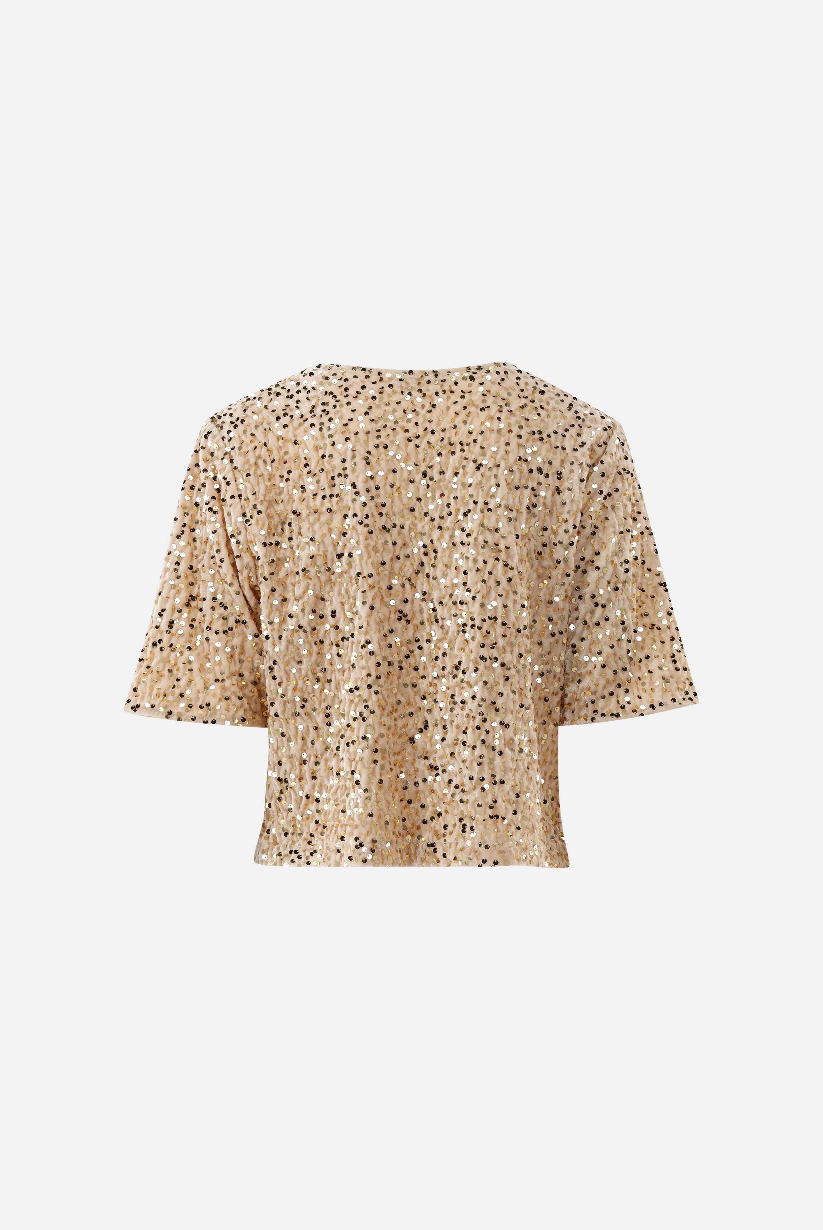 Top | mit Pailletten-Hemden & Blusen-Van Laack-OUTLET-ARCHIVIST-ARCHIVE-SALE