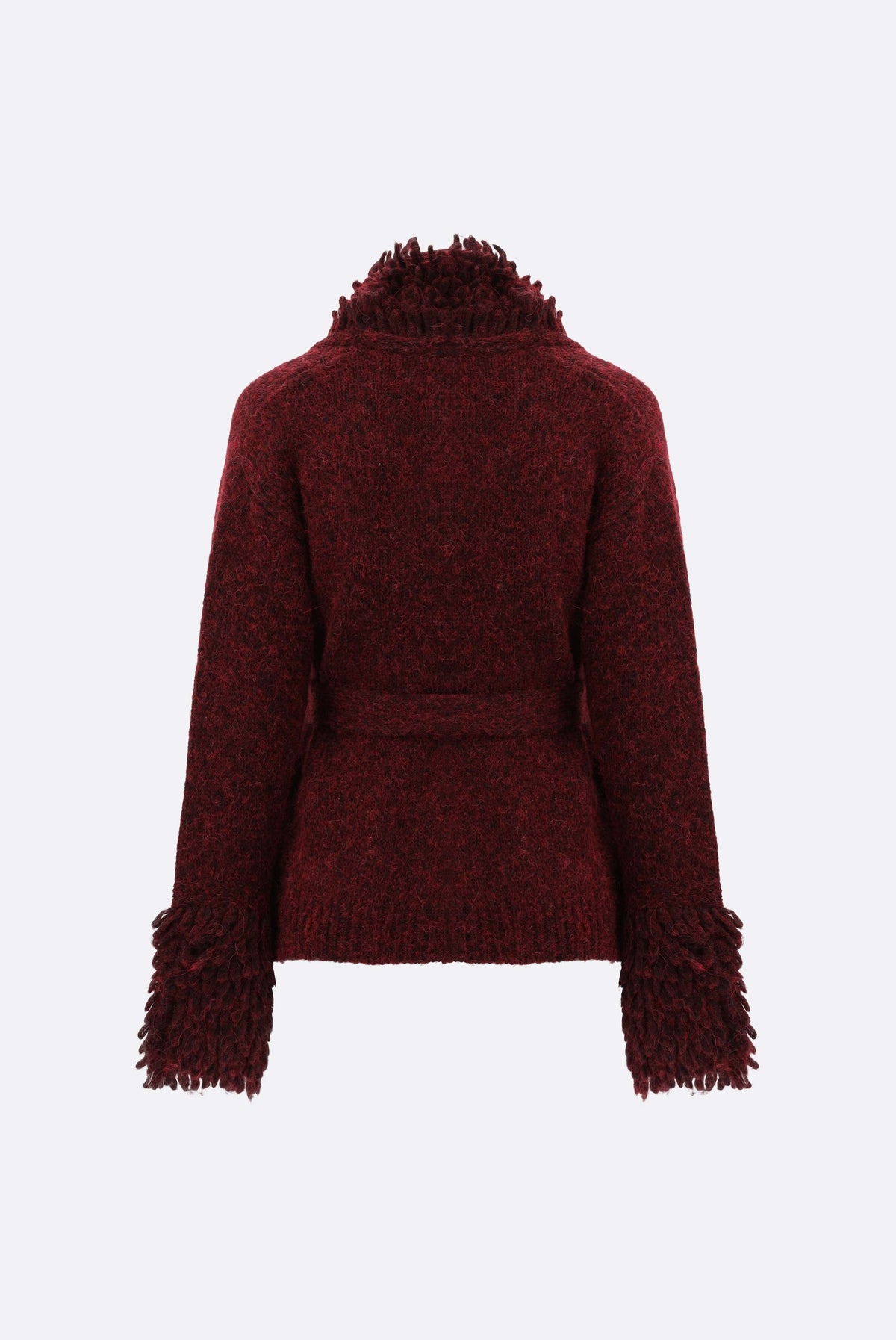 Strickjacke | mit Fransen und Bindegürtel-Jacken & Mäntel-Van Laack-OUTLET-ARCHIVIST-ARCHIVE-SALE