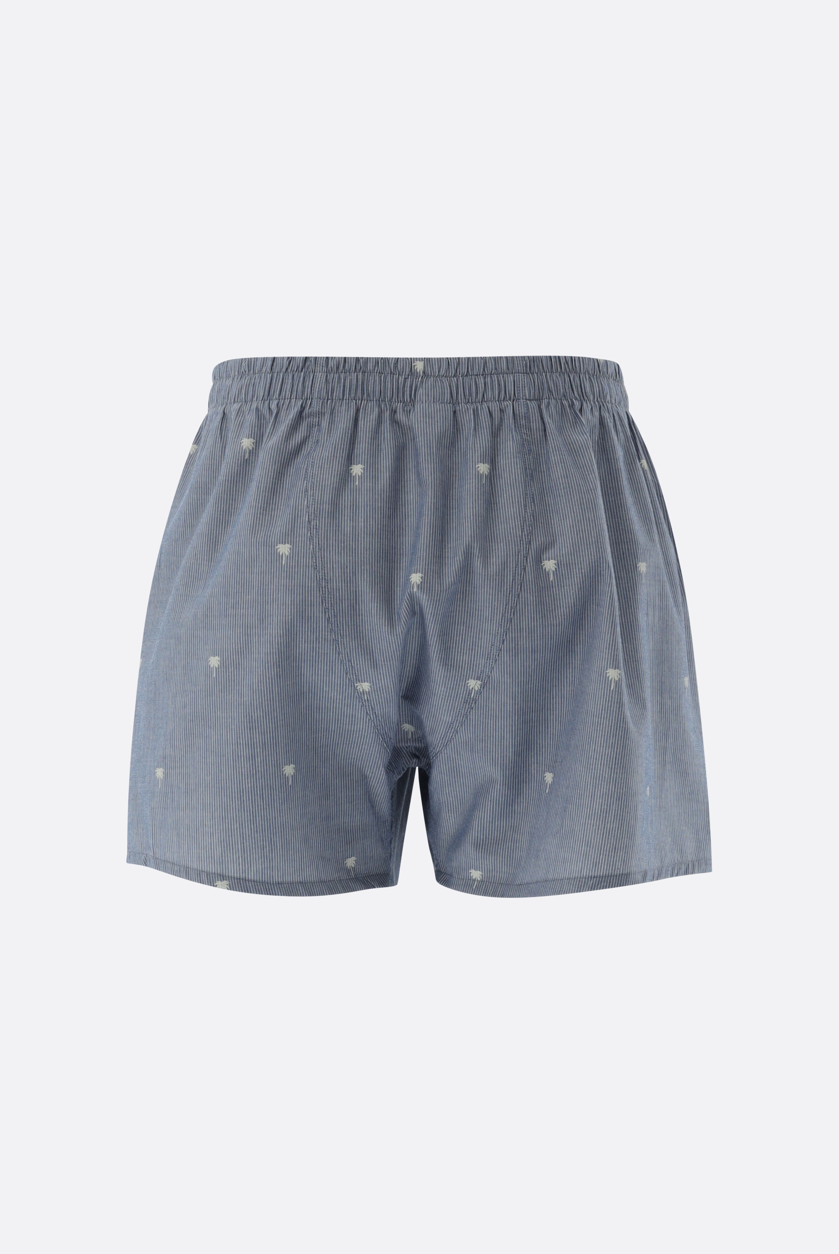 Boxershorts mit Palmen Druck | aus Popeline