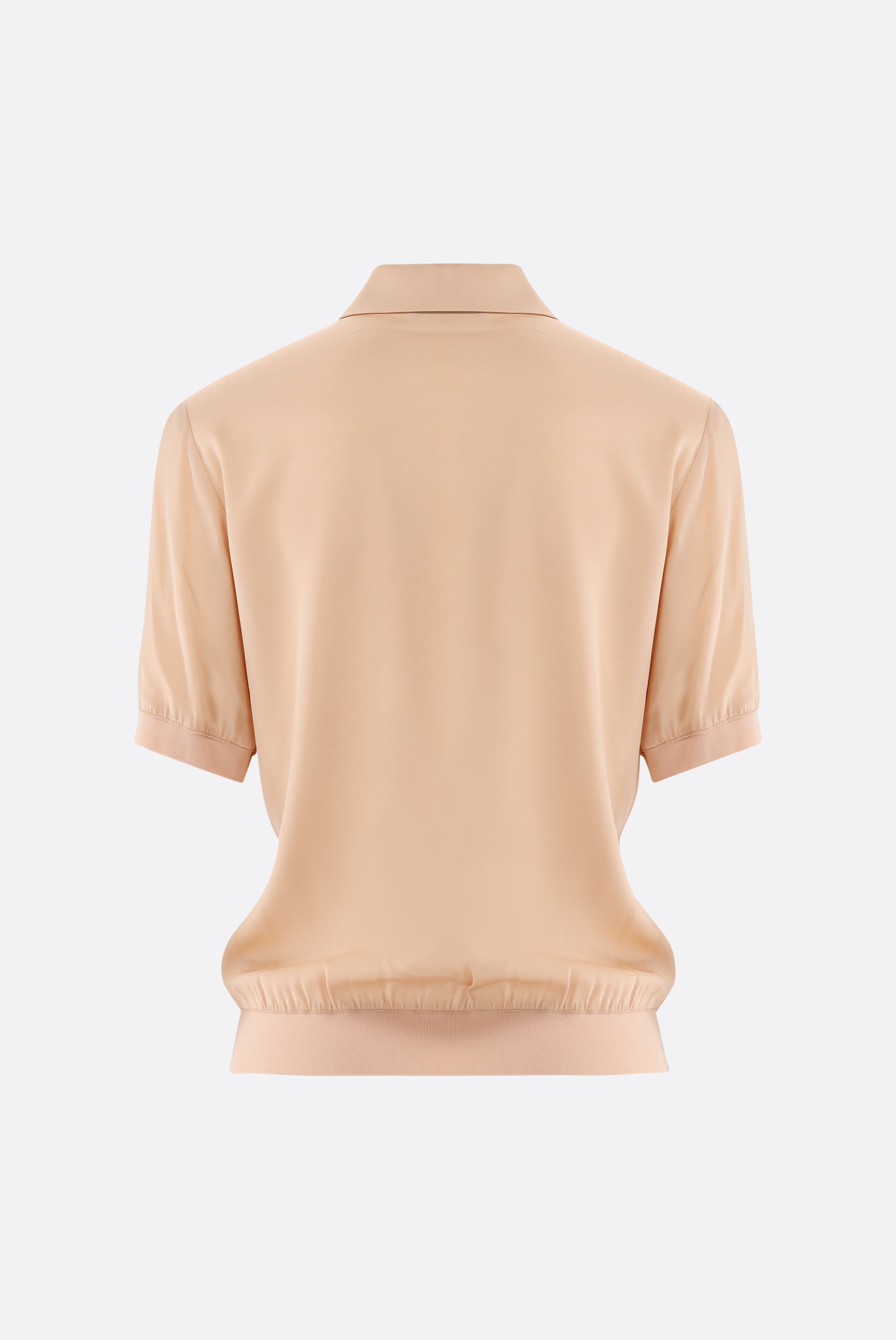 Poloshirt | aus Seidensatin-Hemden & Blusen-Van Laack-OUTLET-ARCHIVIST-ARCHIVE-SALE