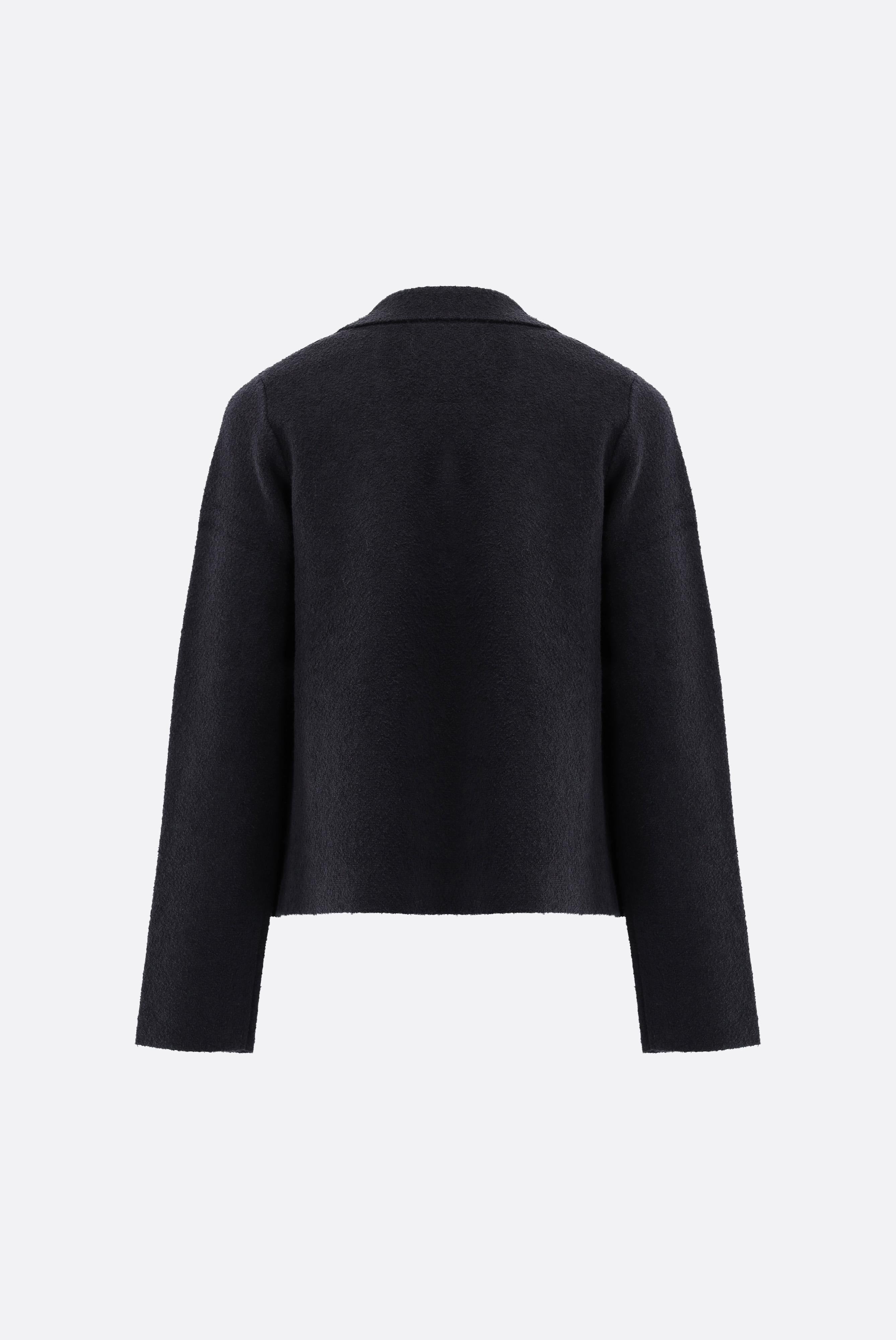 Cabanmantel | aus Bouclé-Strick