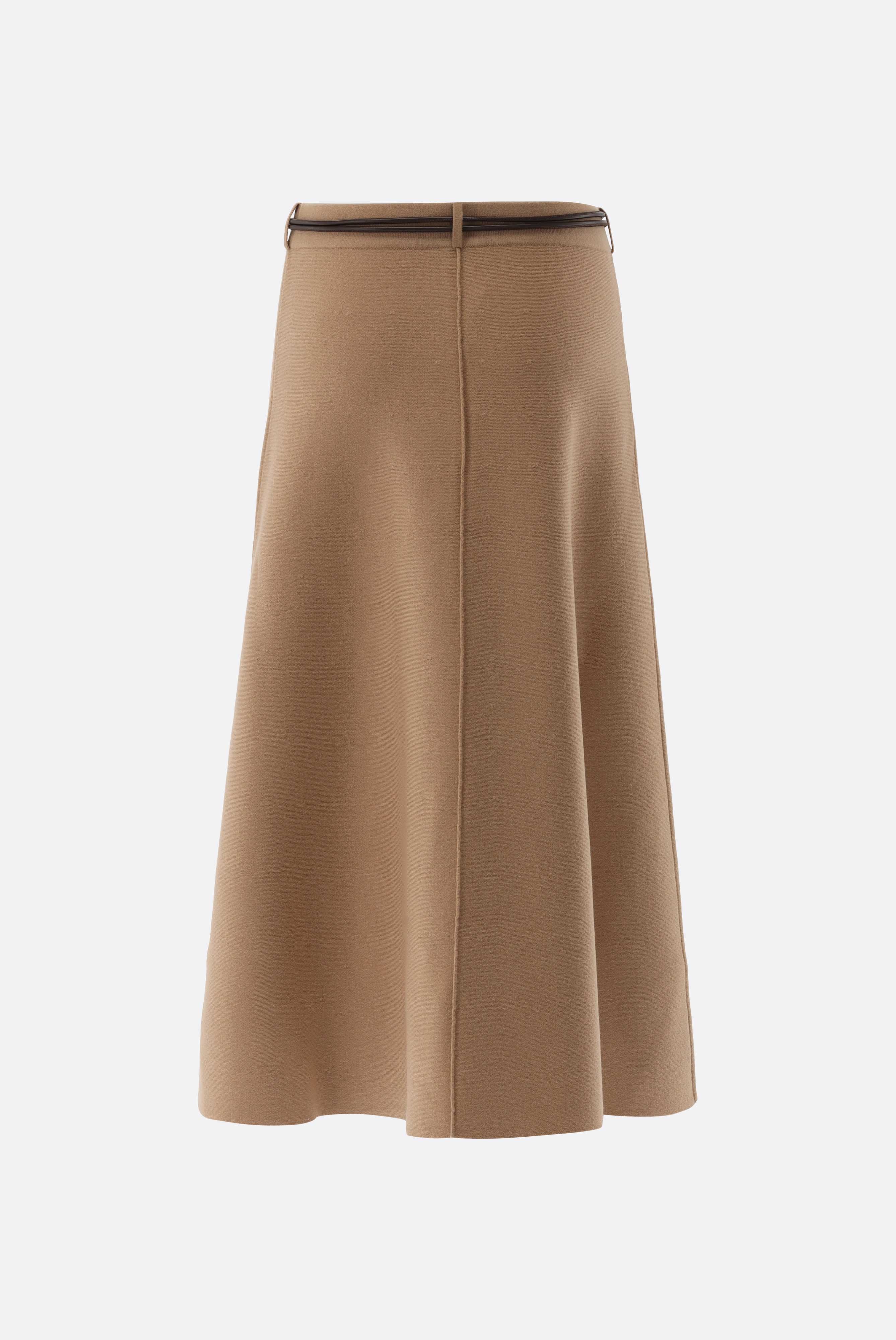 Rock | aus zweifarbigem Doppelstrick