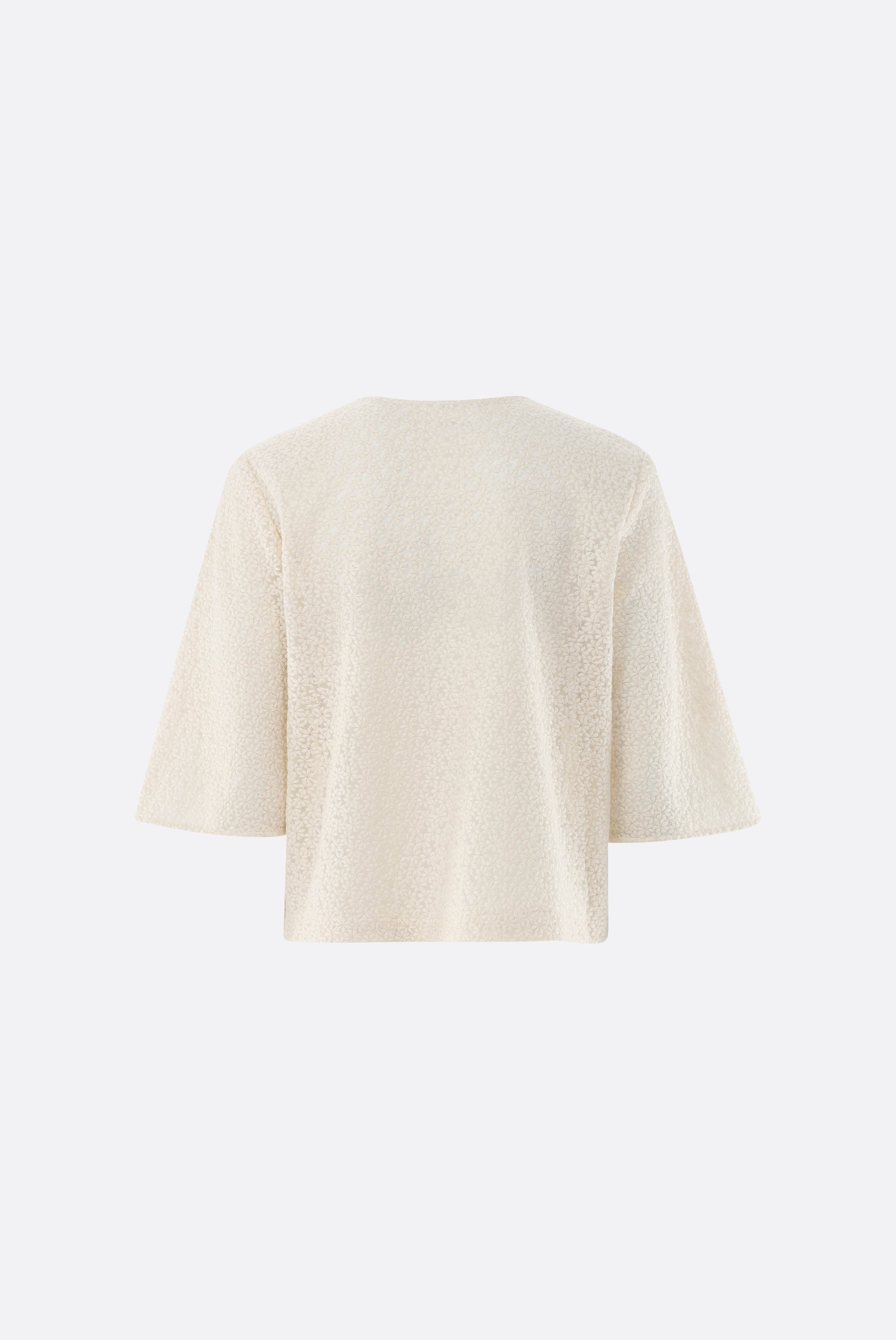 Top | aus Blumen Stickerei-Hemden & Blusen-Van Laack-OUTLET-ARCHIVIST-ARCHIVE-SALE
