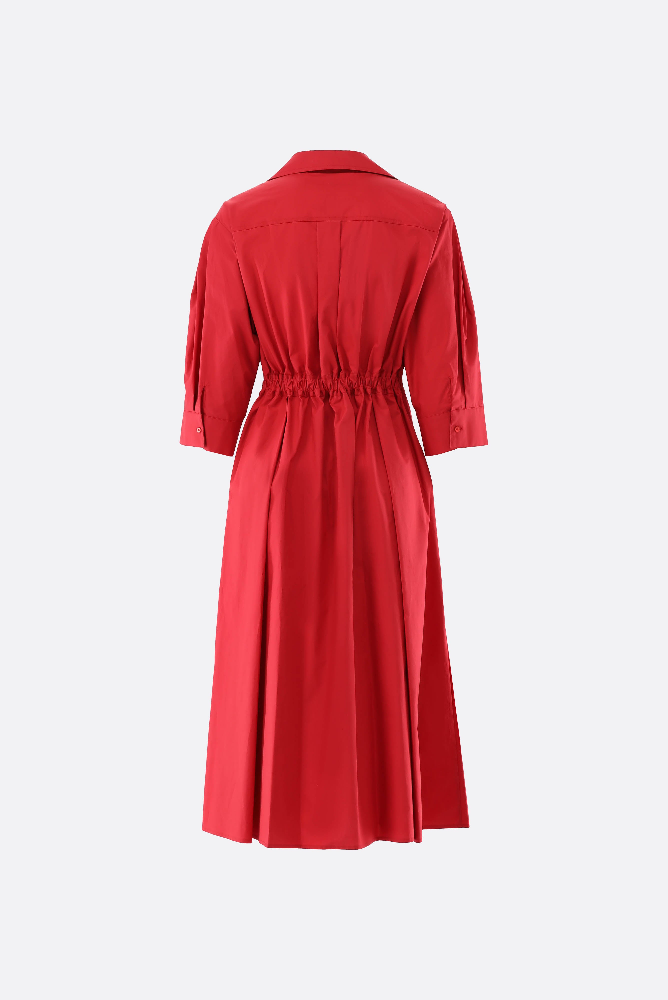 Midi-Hemdblusenkleid | mit Falten-Kleider & Röcke-Van Laack-OUTLET-ARCHIVIST-ARCHIVE-SALE