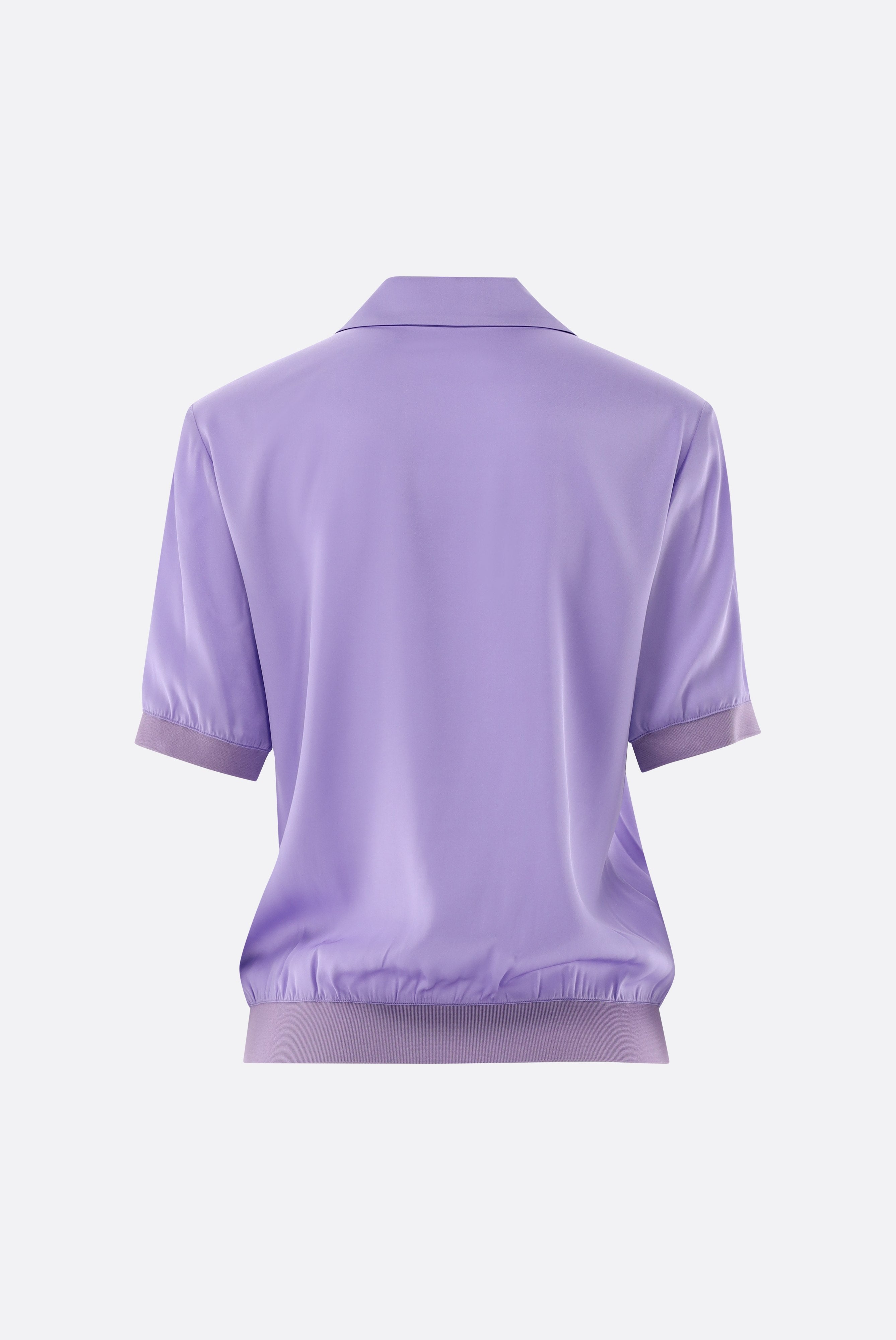 Poloshirt | aus Seidensatin-Hemden & Blusen-Van Laack-OUTLET-ARCHIVIST-ARCHIVE-SALE