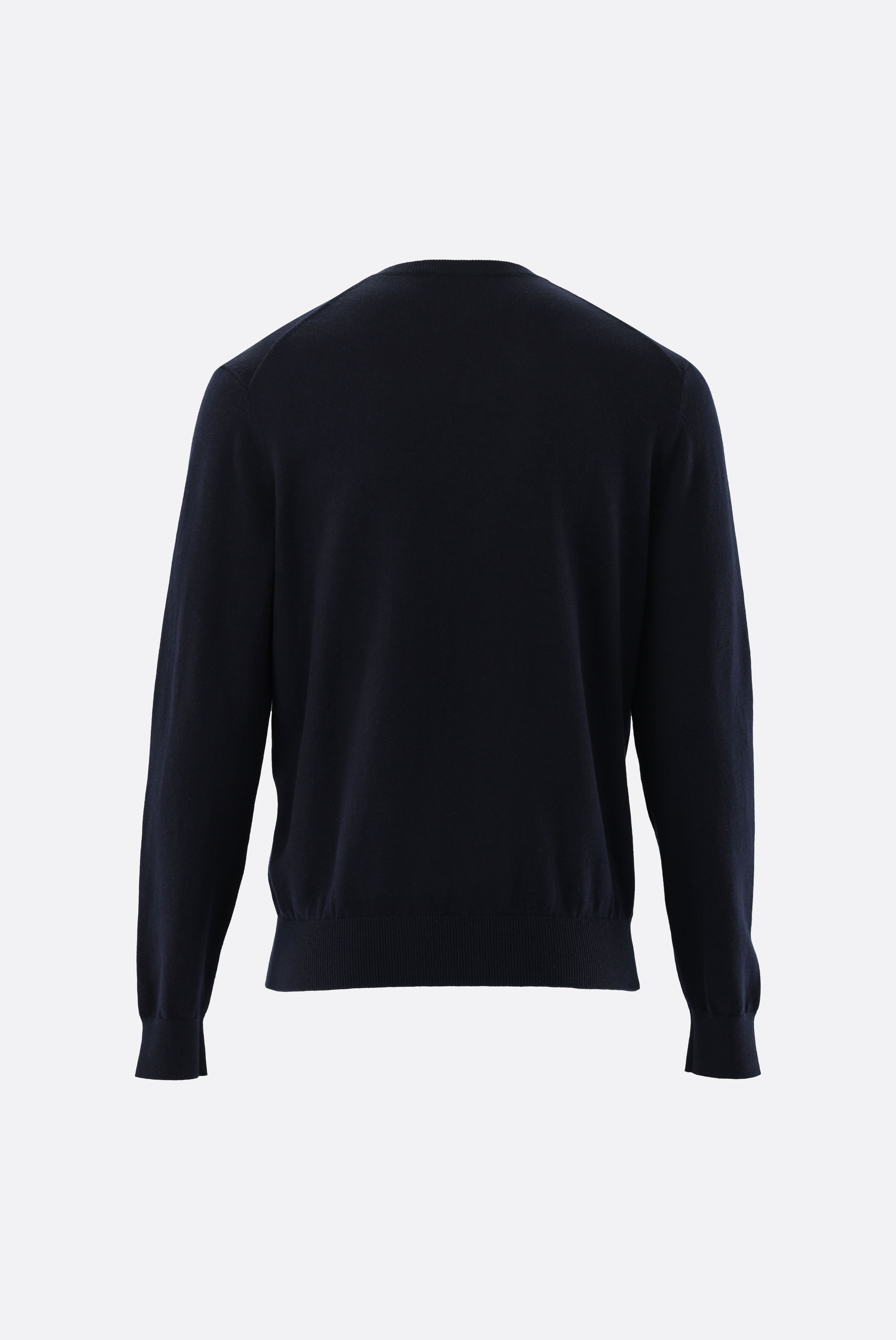 Pullover mit V-Ausschnitt | mit Kaschmir und Baumwolle
