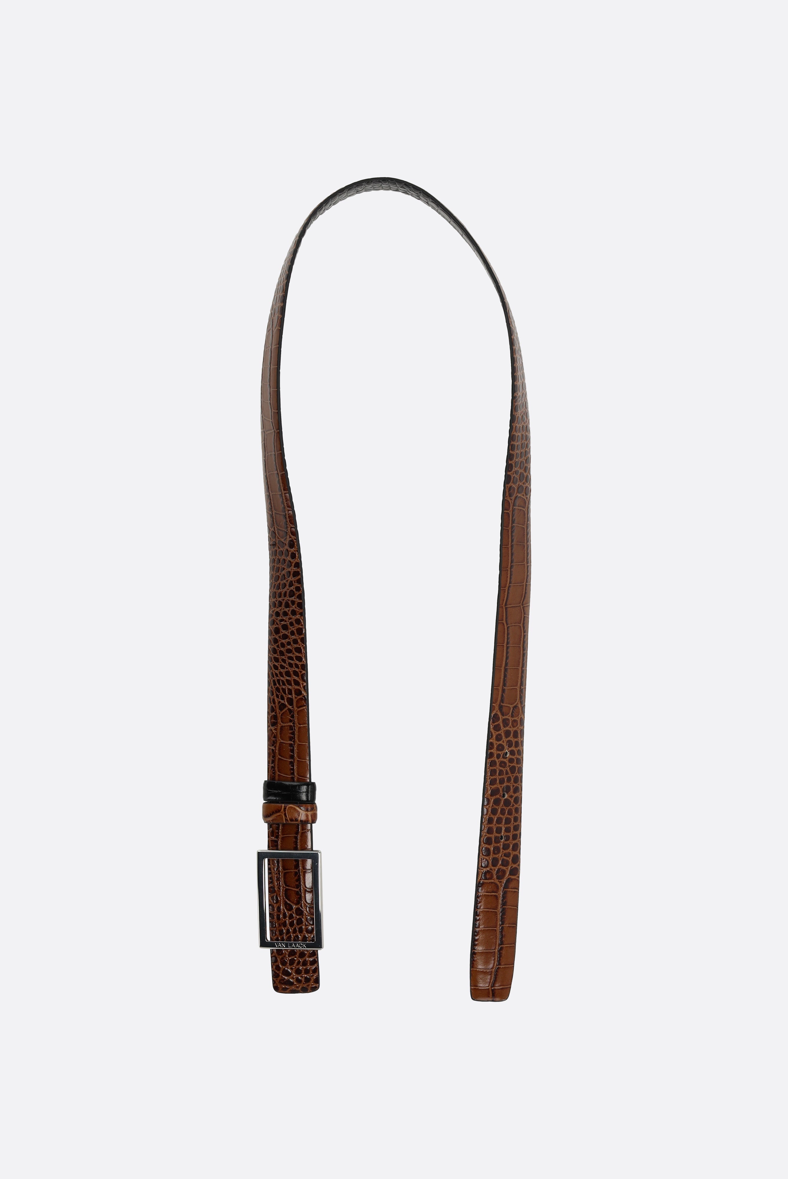 Gürtel | mit Kroko-Optik-Accessoires-Van Laack-OUTLET-ARCHIVIST-ARCHIVE-SALE