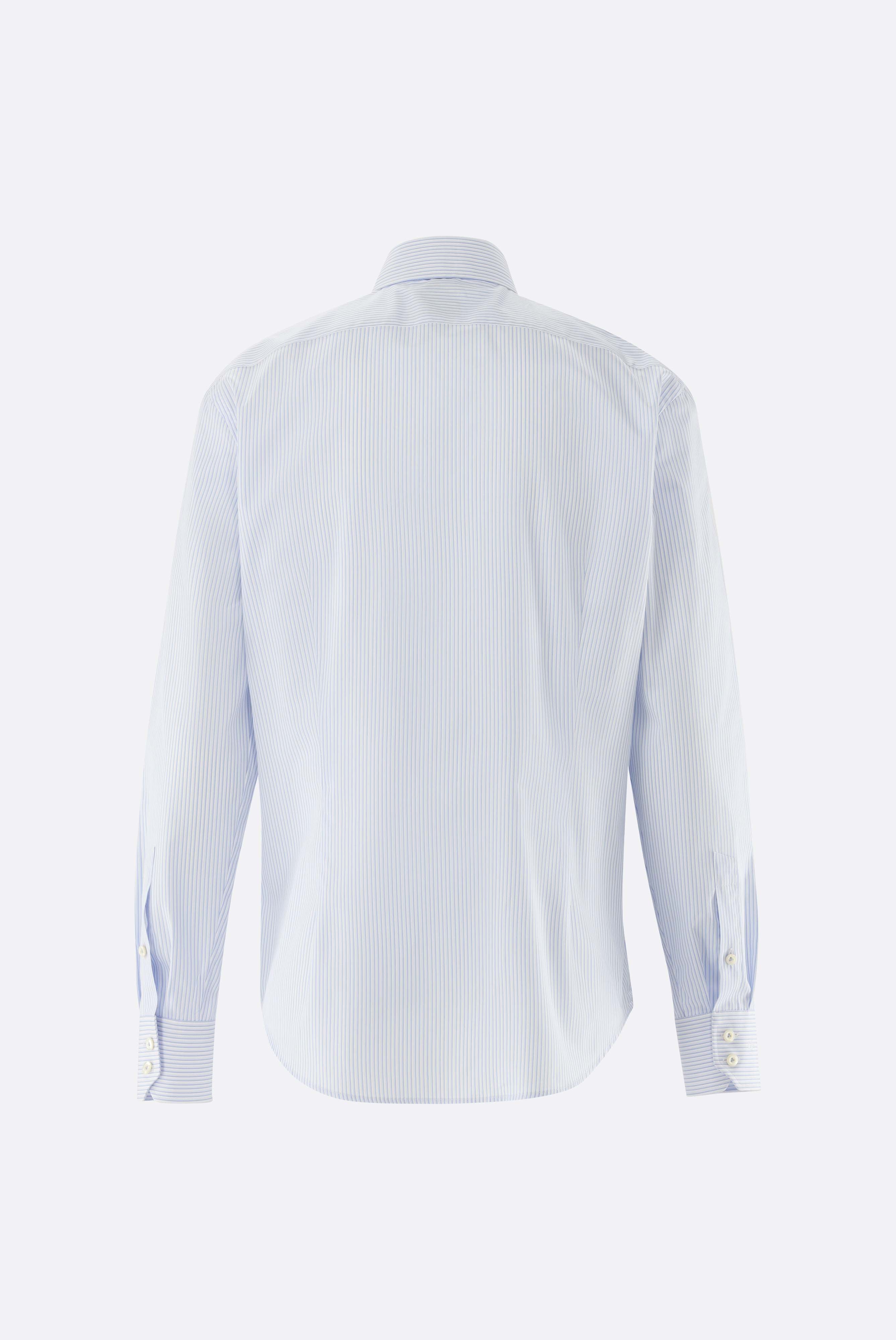 Gestreiftes Businesshemd | aus Twill Gewebe Slim Fit