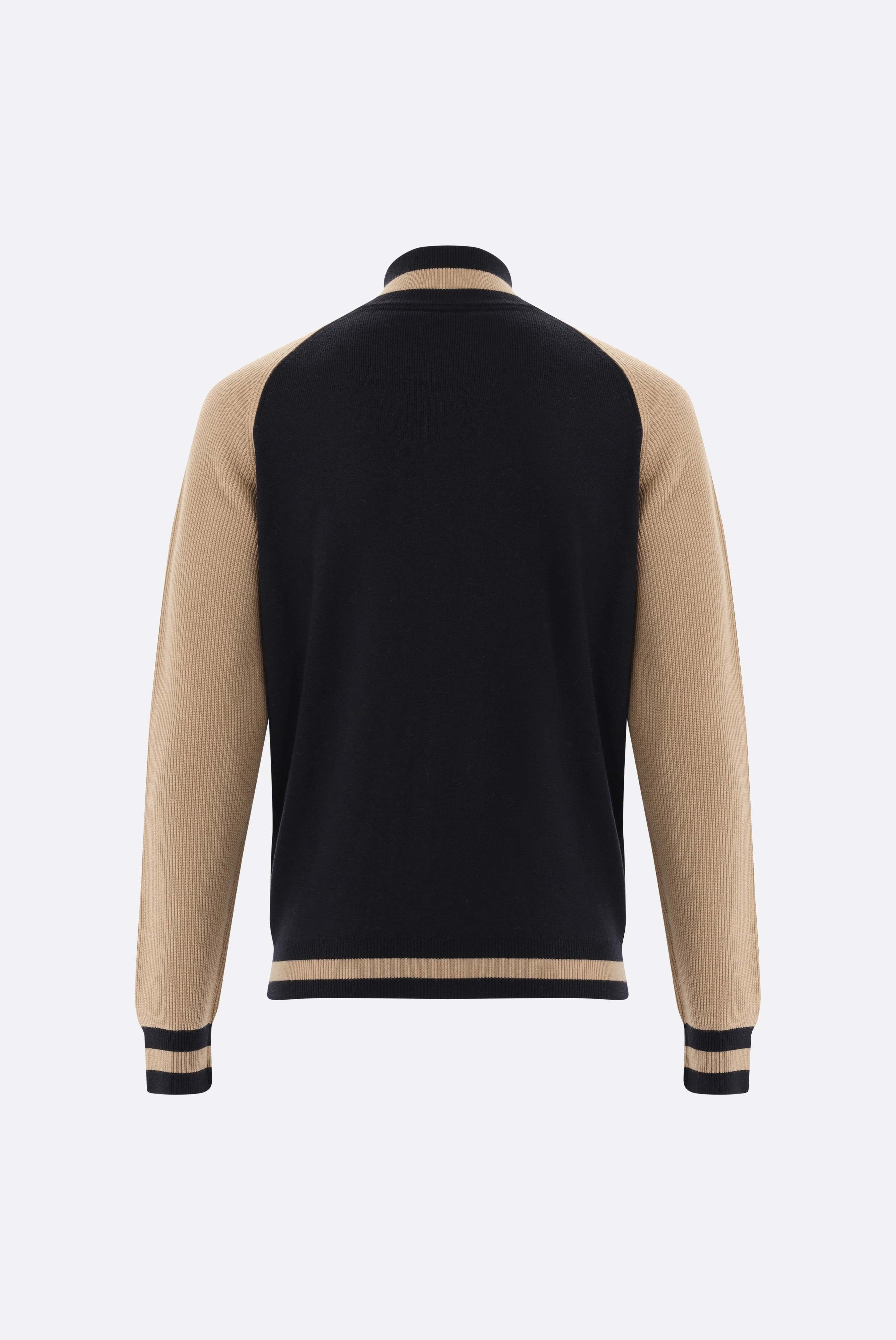 Collegejacke | aus Merino Strick-Jacken & Mäntel-Van Laack-OUTLET-ARCHIVIST-ARCHIVE-SALE