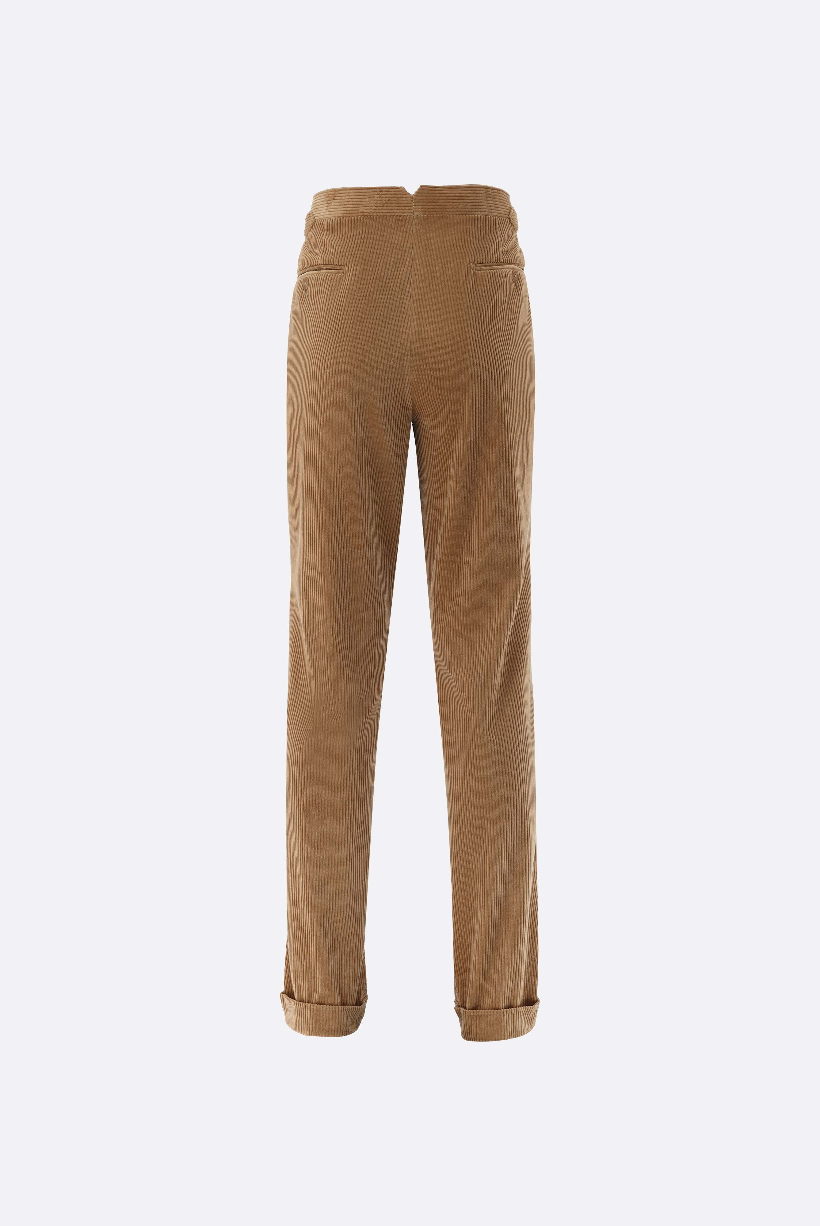 Kordhose | mit Bundfalte Slim Fit