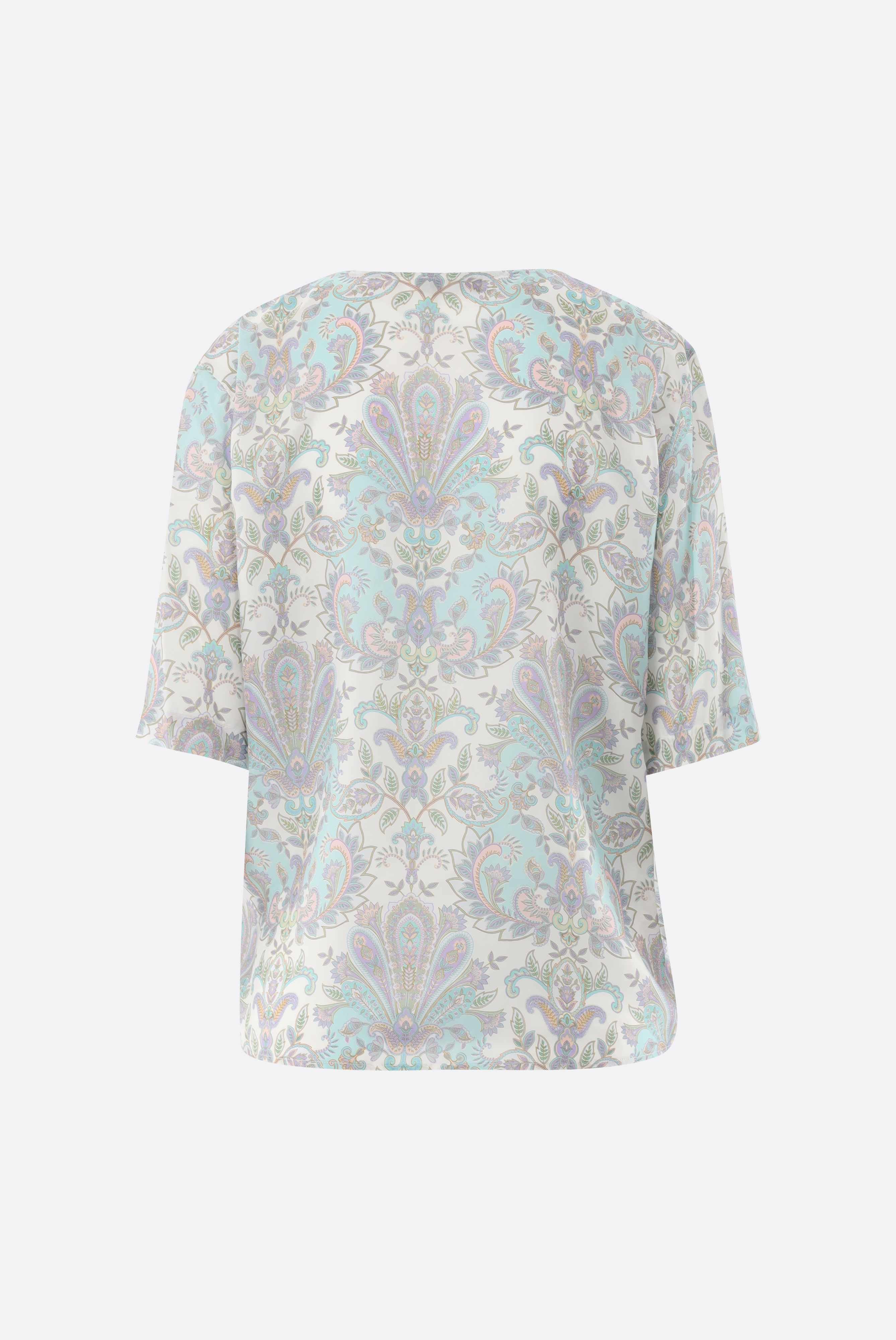 Top aus Seide | mit Paisley-Druck