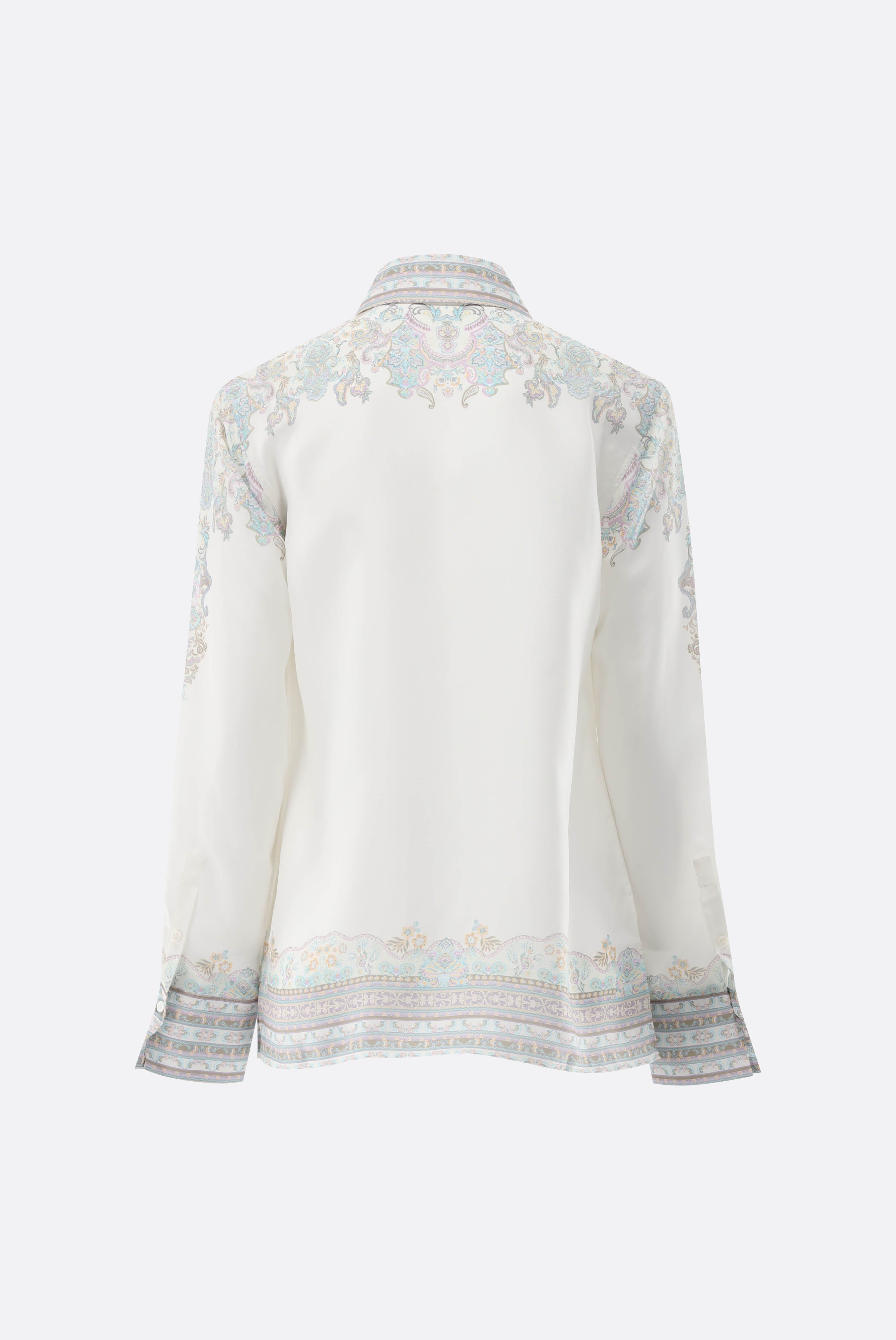 Seidenbluse | tailliert mit Paisley-Druck-Hemden & Blusen-Van Laack-OUTLET-ARCHIVIST-ARCHIVE-SALE