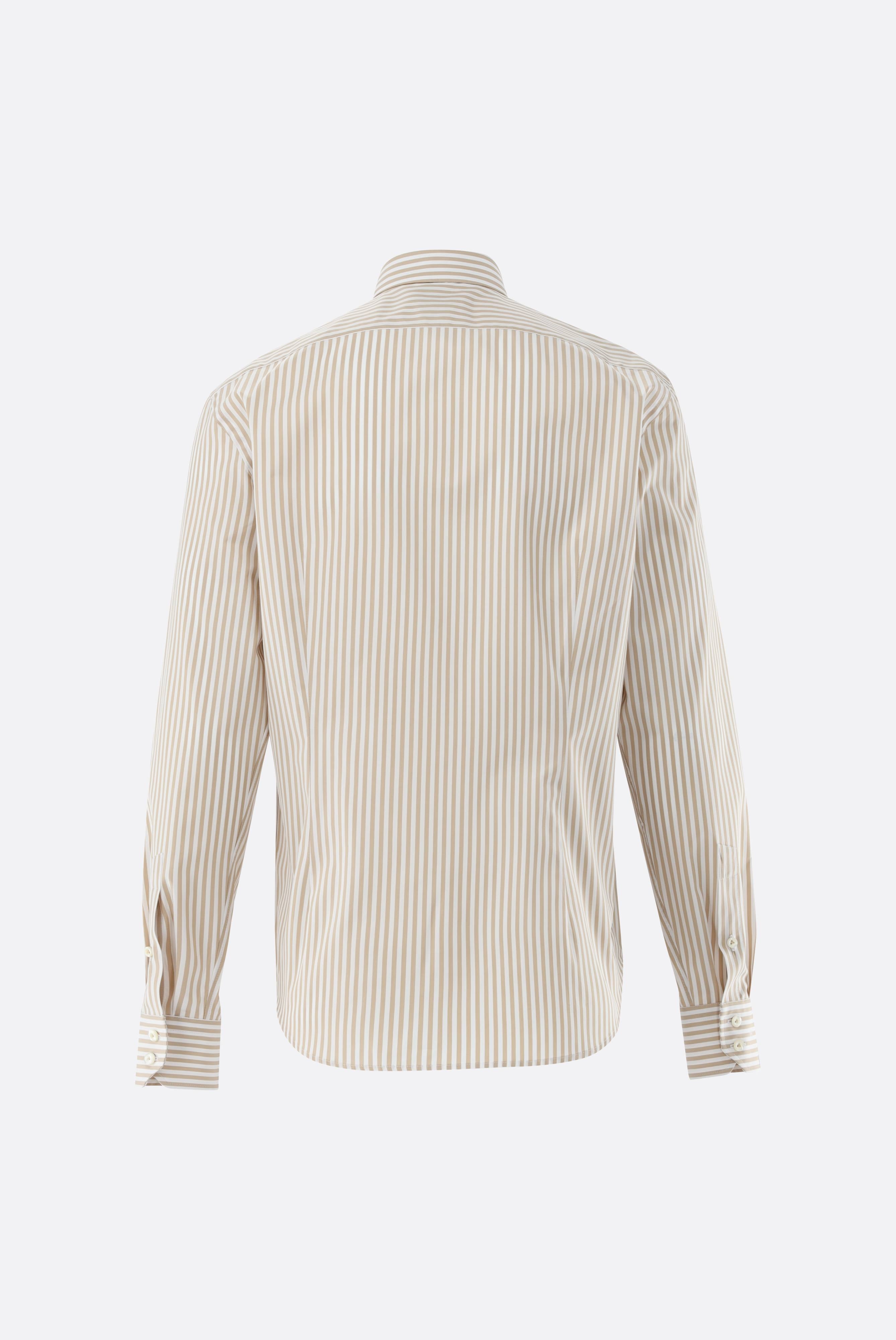 Button-Down Hemd | gestreift mit extralangem Arm