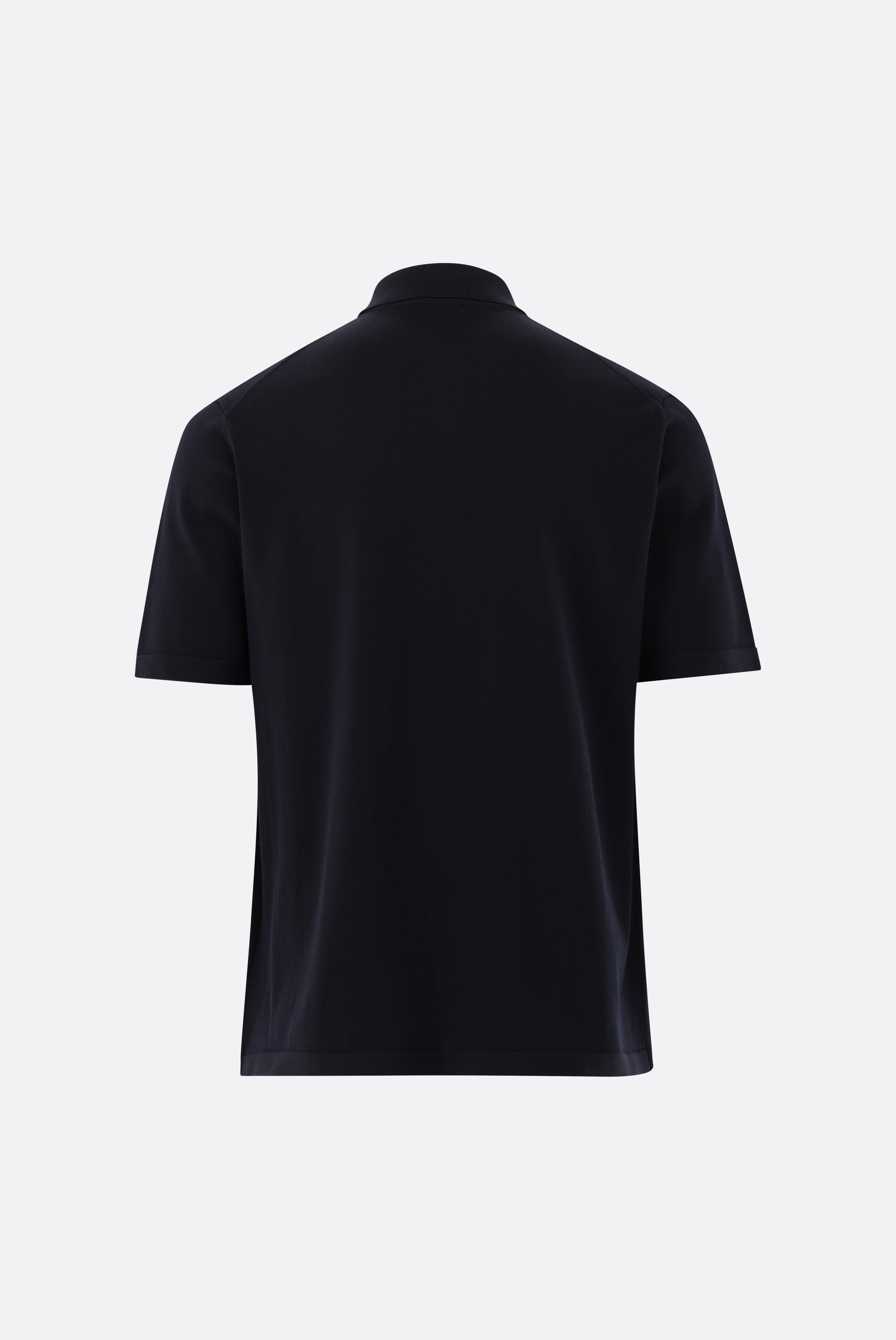 Strickhemd | mit kurzarm aus Air Cotton