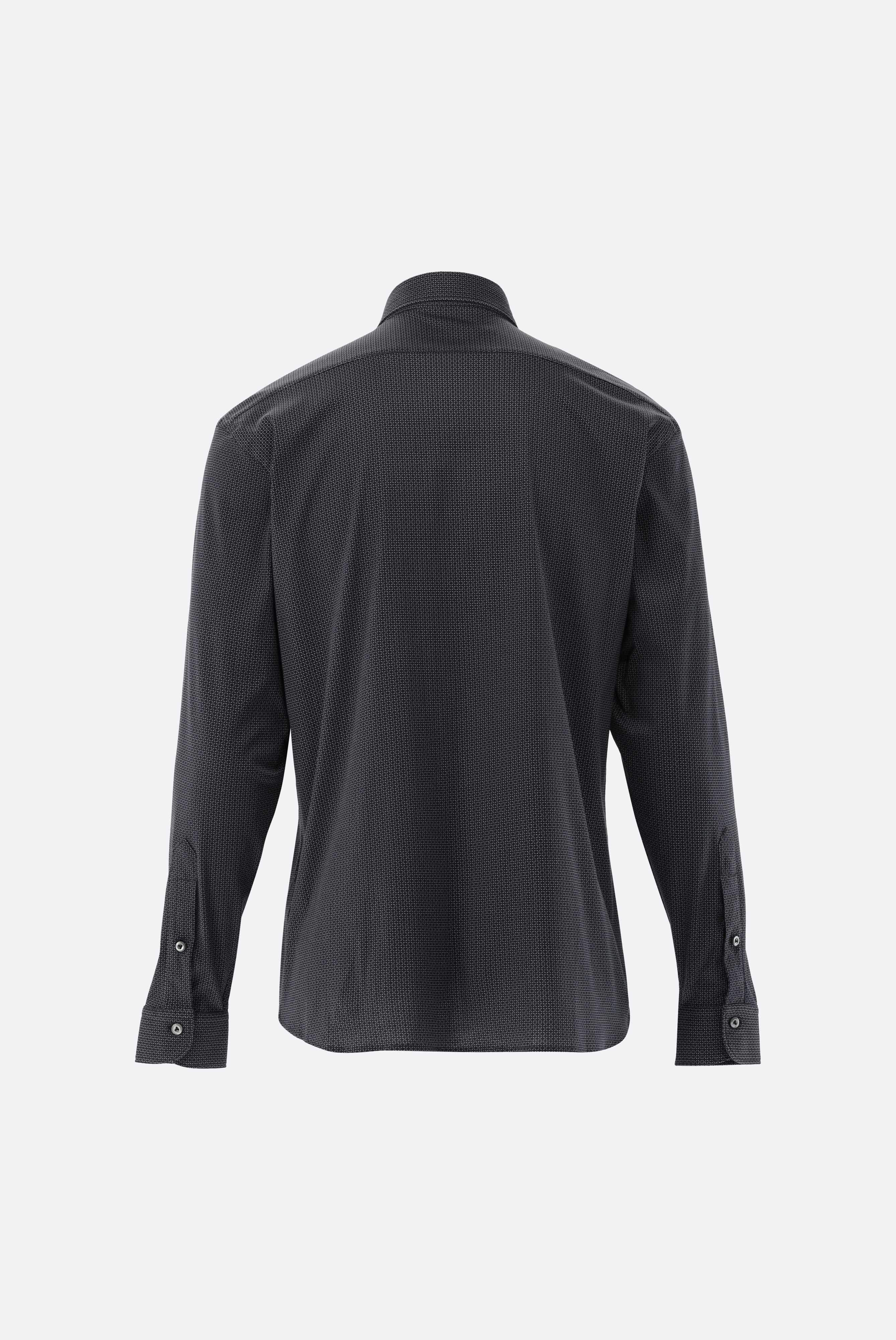 Jerseyhemd | mit Mikro-Druck Tailor Fit