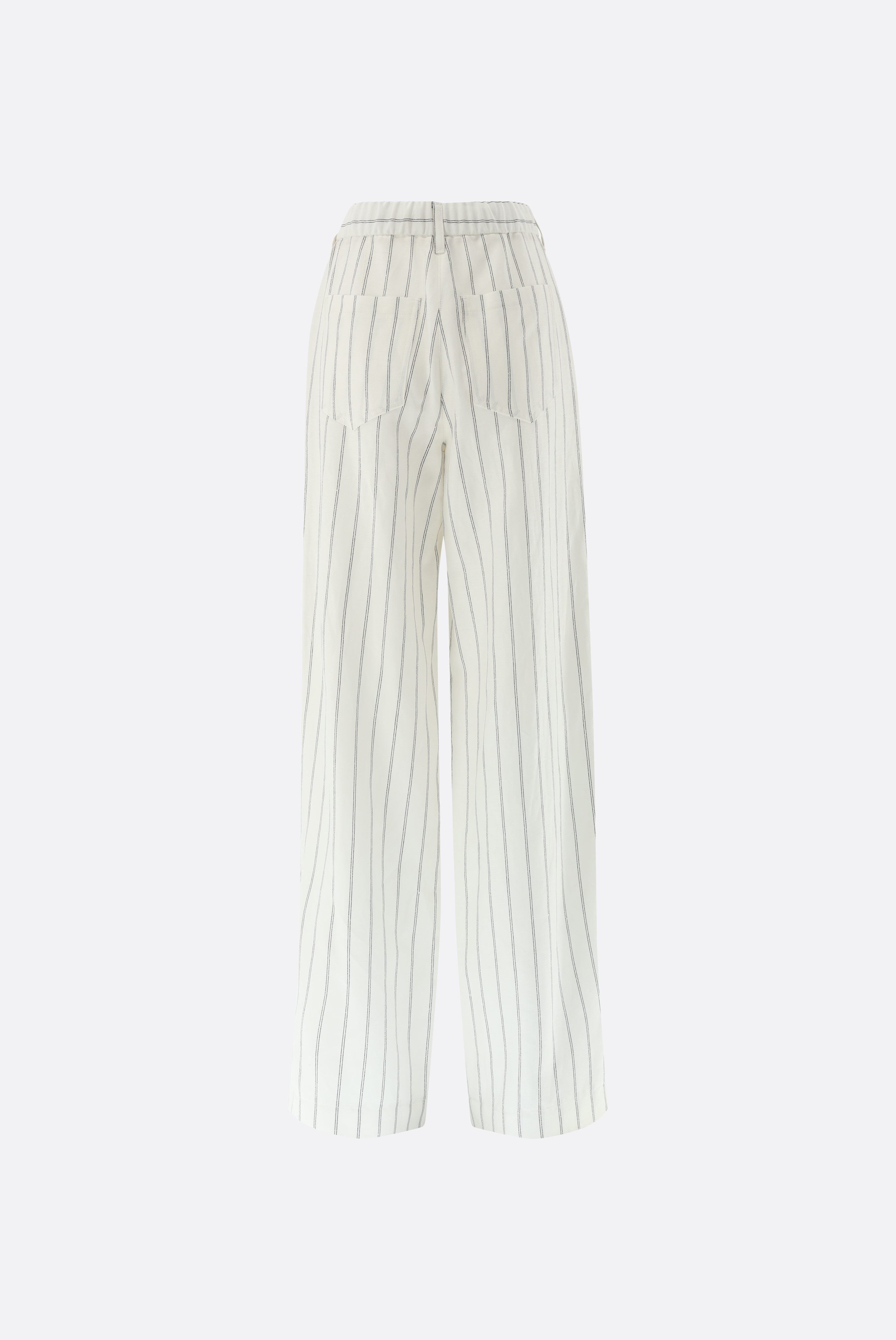 Gestreifte Hose | mit weitem Bein-Hosen-Van Laack-OUTLET-ARCHIVIST-ARCHIVE-SALE