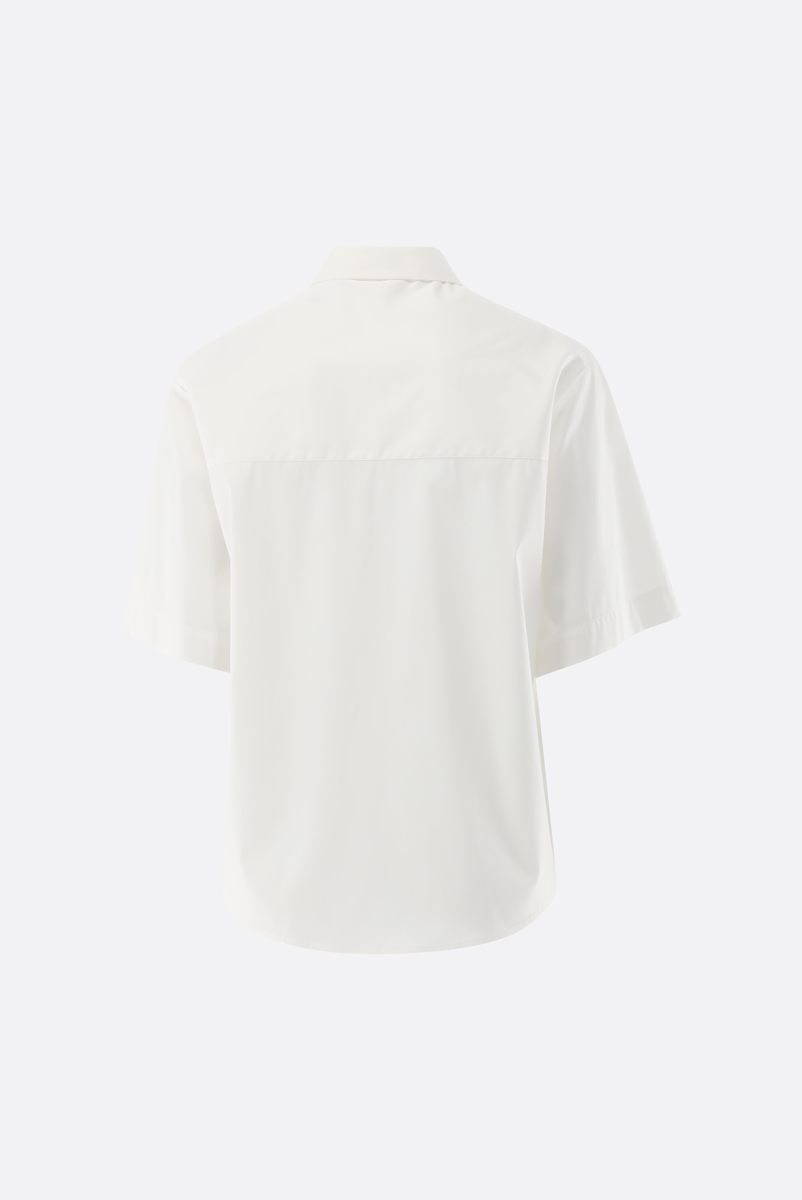 Kurzarm Hemdbluse | locker geschnitten