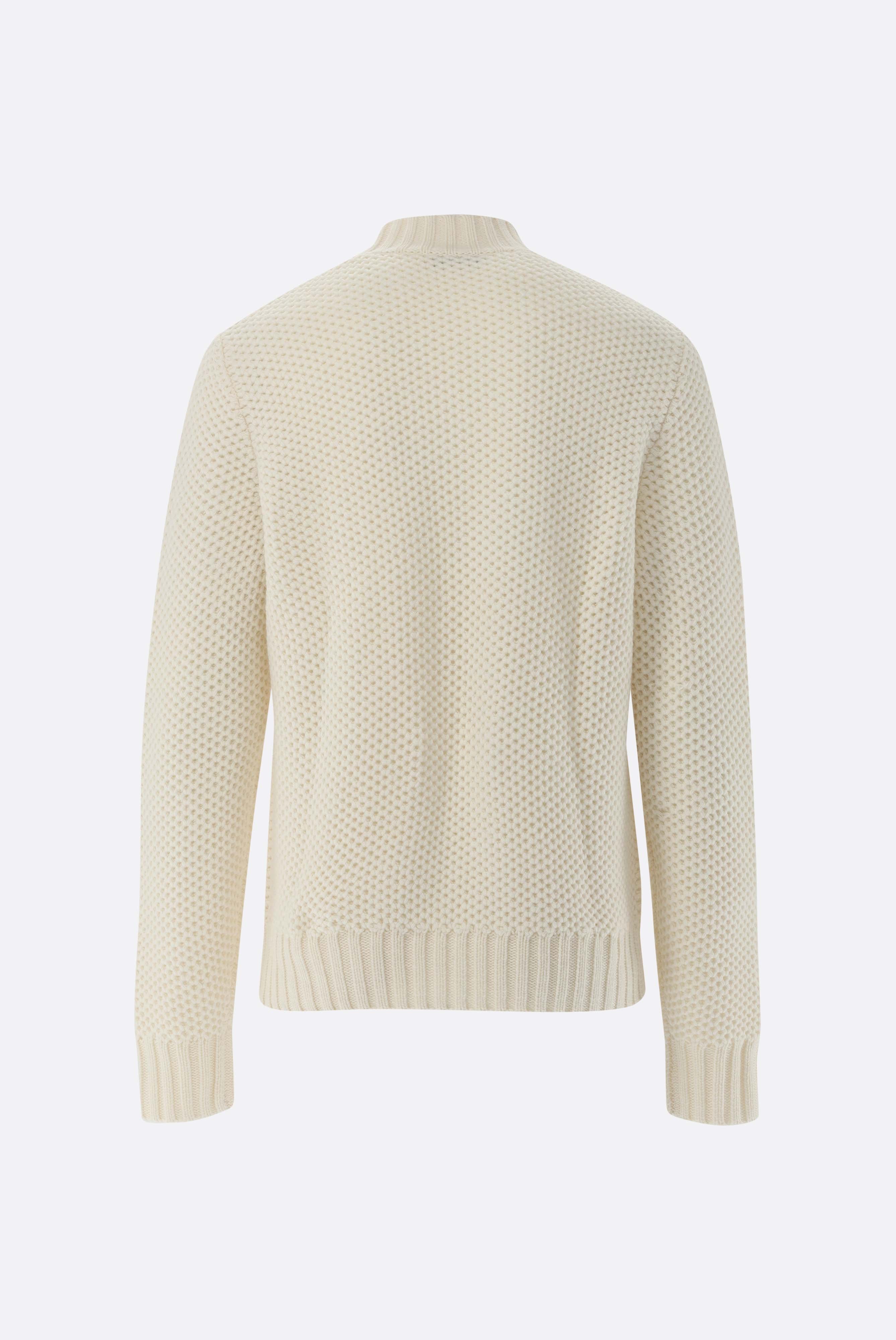 Stehkragenpullover | mit Struktur und Kaschmir-Strick & Pullover-Van Laack-OUTLET-ARCHIVIST-ARCHIVE-SALE