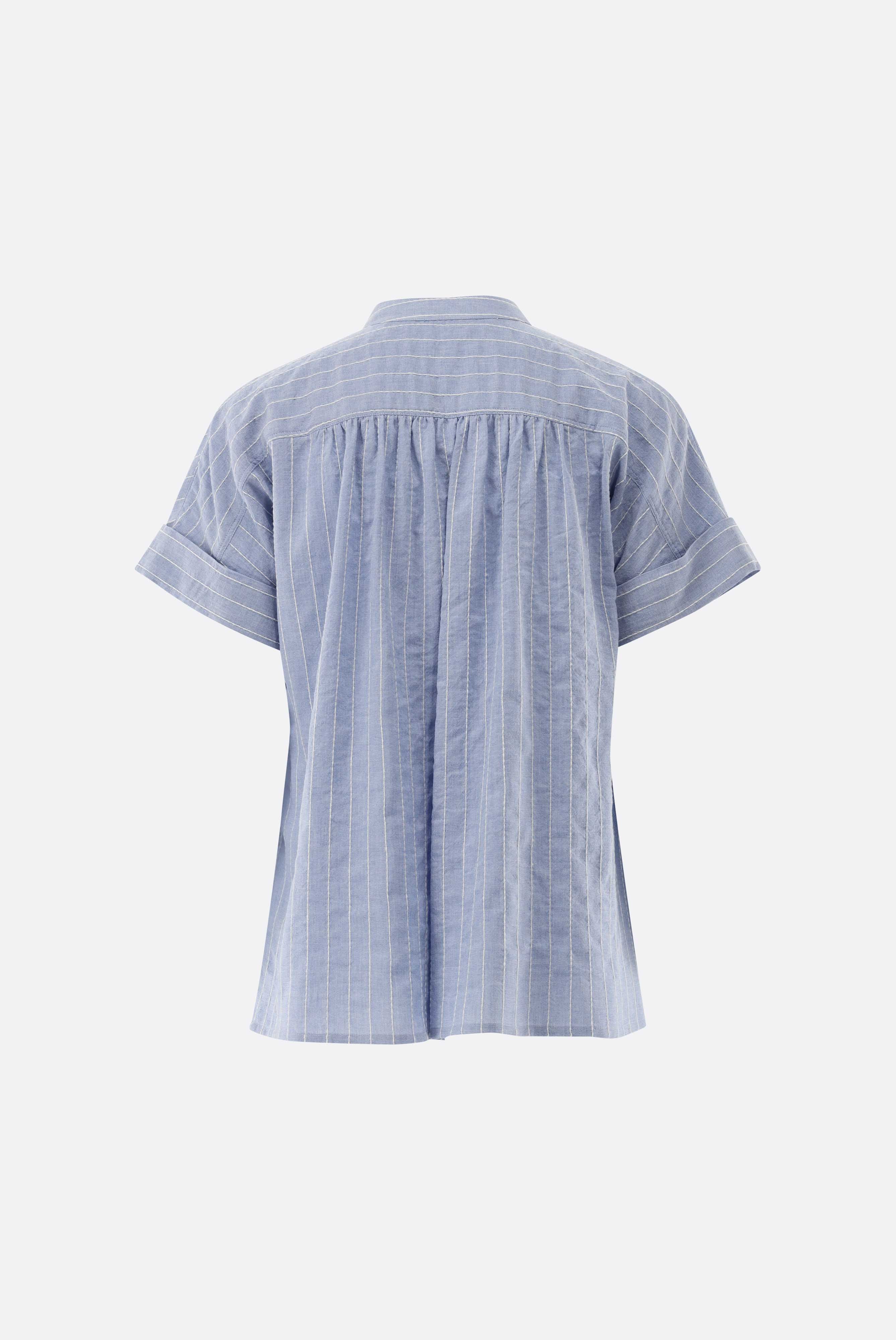 Kurzarm Hemdbluse | mit lockerem Schnitt
