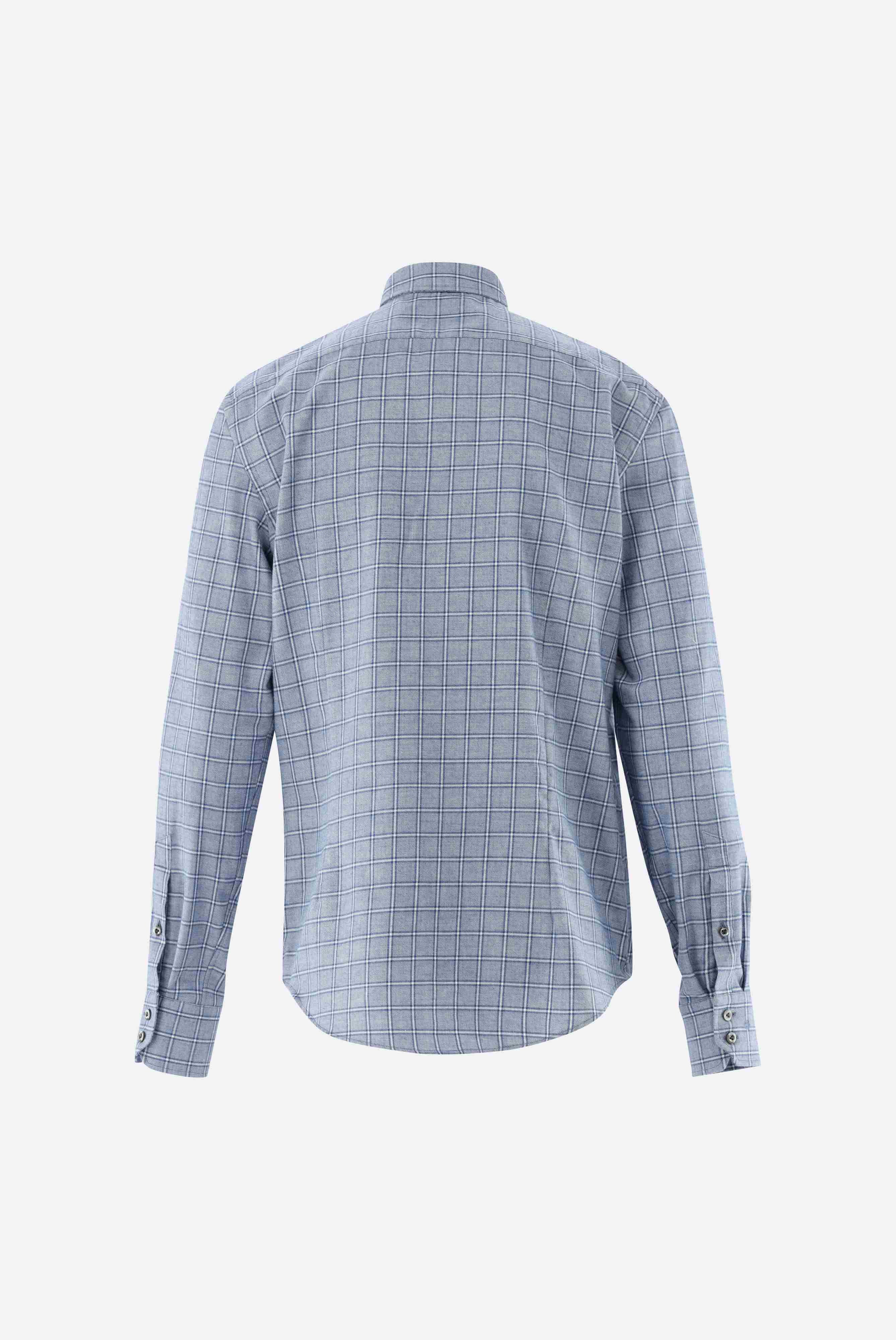 Flanellhemd | mit Karomuster Tailor Fit-Hemden & Blusen-Van Laack-OUTLET-ARCHIVIST-ARCHIVE-SALE