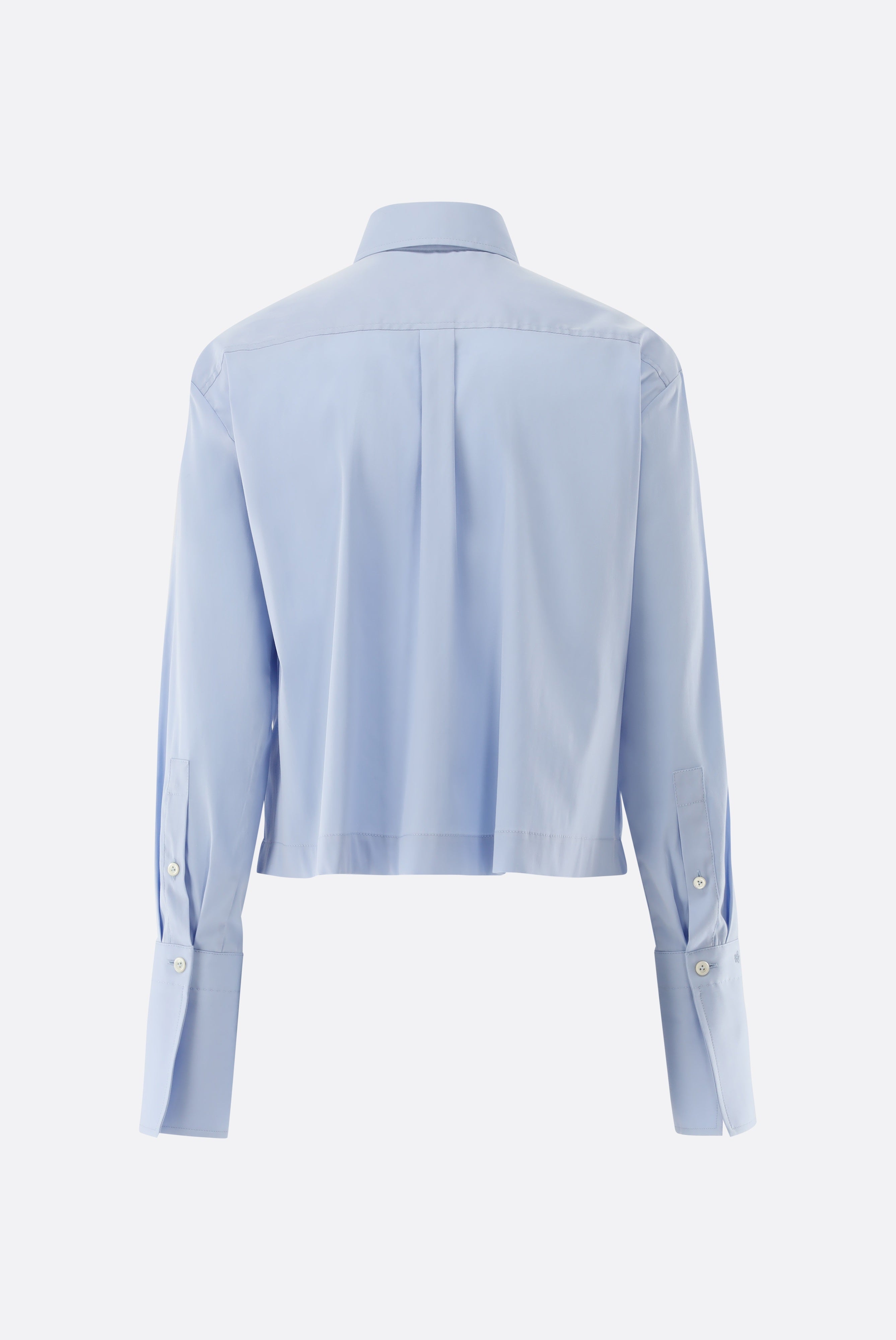Hemdbluse | cropped mit Button-Down-Hemden & Blusen-Van Laack-OUTLET-ARCHIVIST-ARCHIVE-SALE