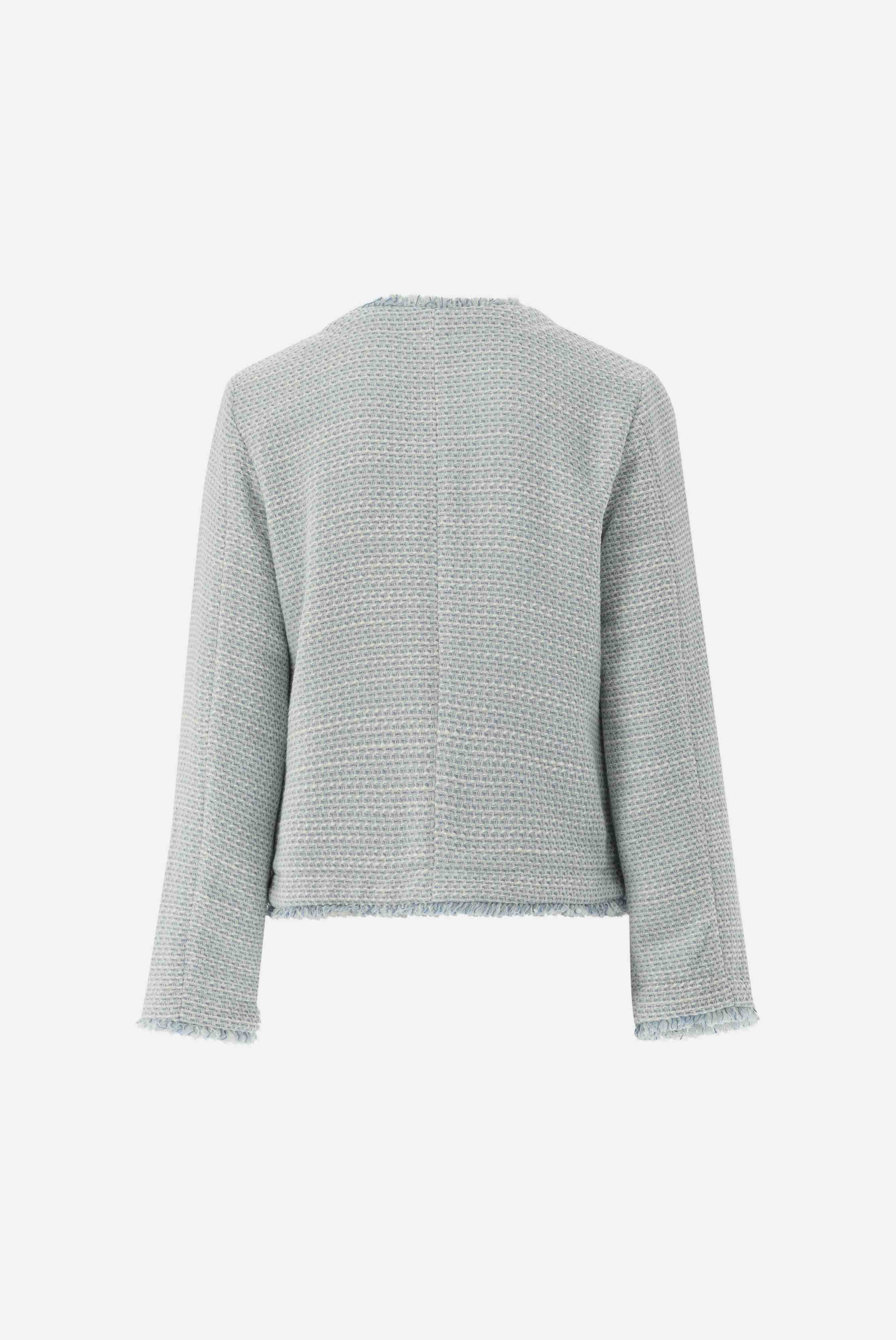 Van Laack-Jacke | aus Bouclé mit Fransen-Jacken & Mäntel-Black-Deal-Outlet-by-ARCHIVIST