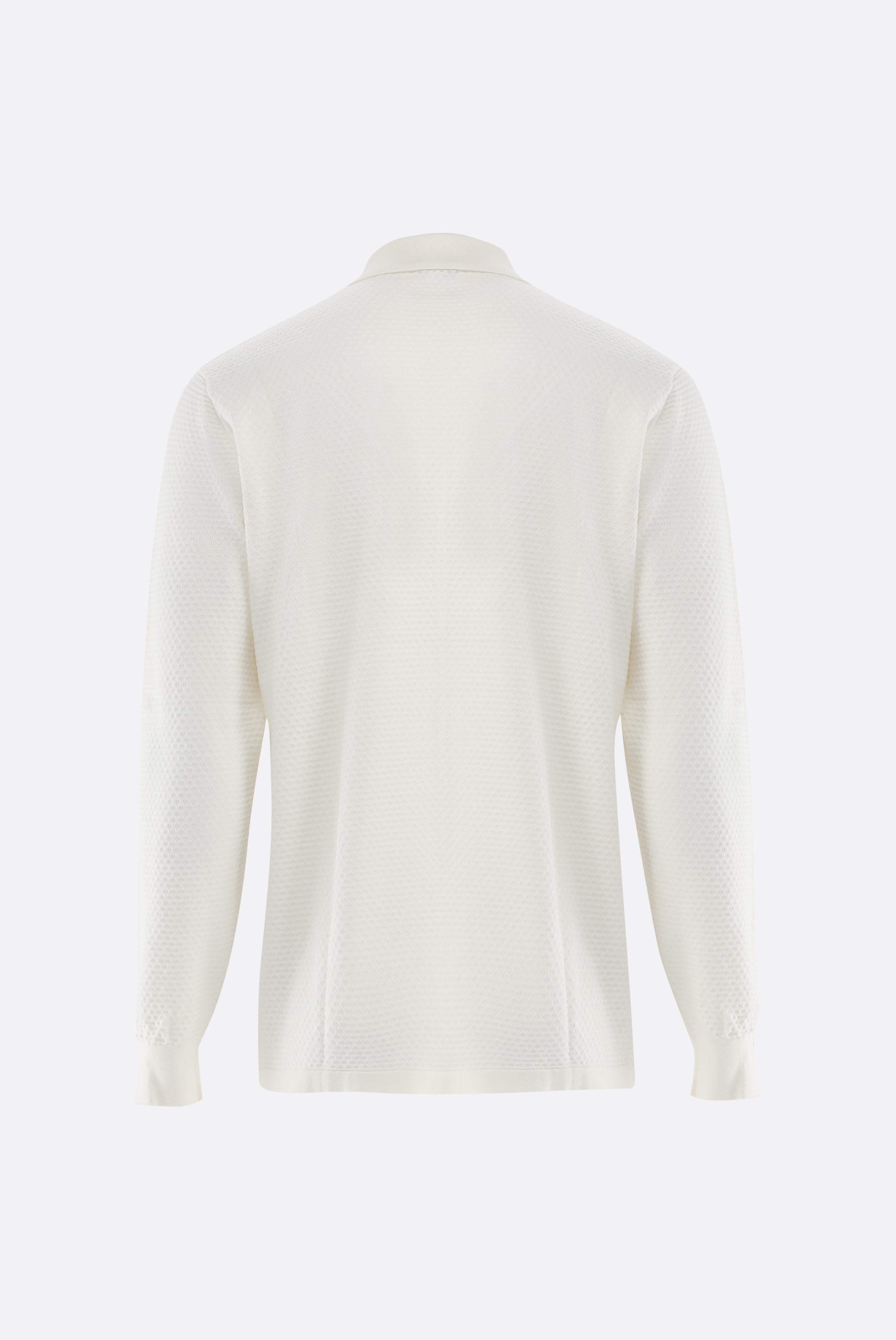 Strickhemd | mit Struktur aus Air Cotton-Strick & Pullover-Van Laack-OUTLET-ARCHIVIST-ARCHIVE-SALE