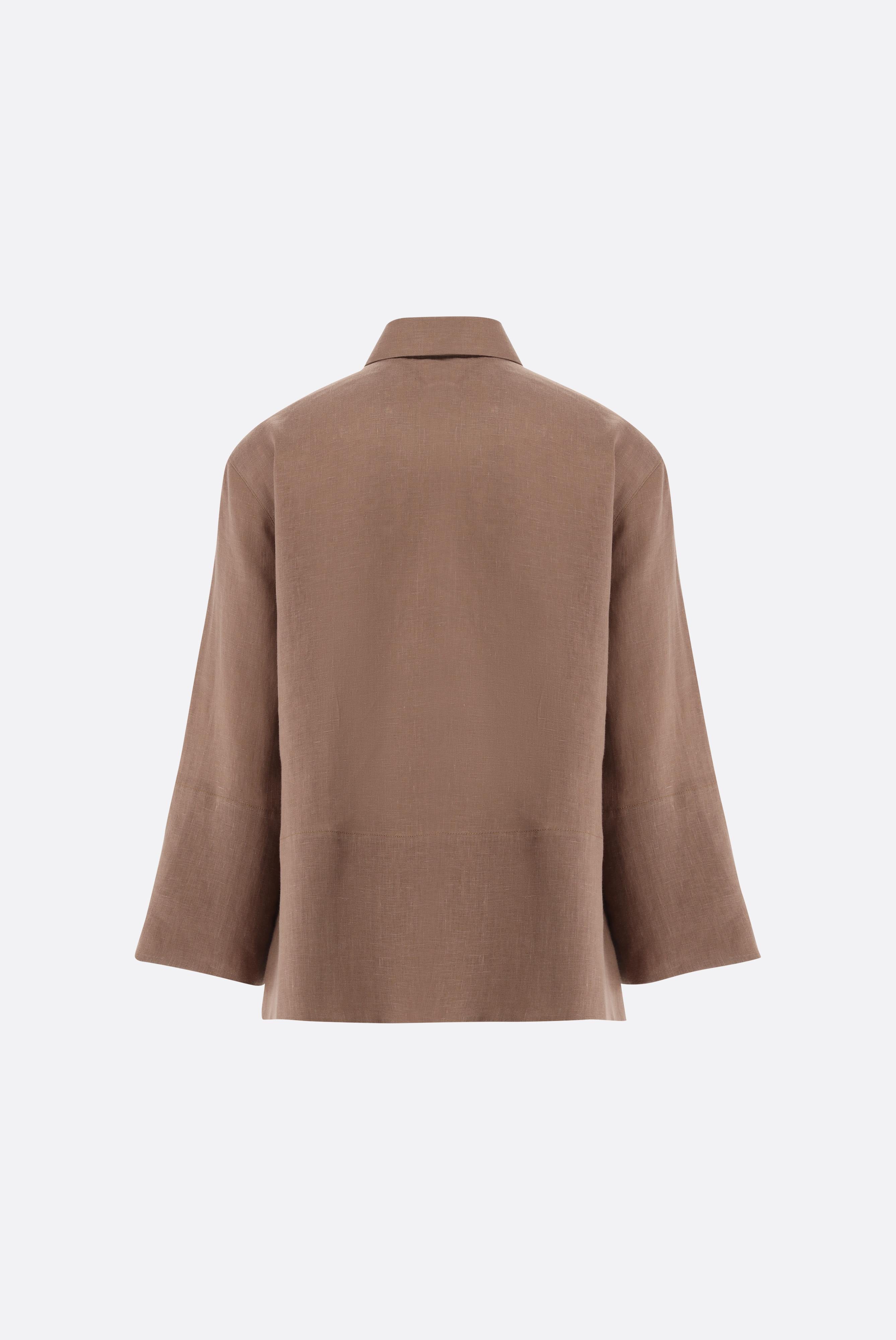 Van Laack-Leinenbluse | mit Seitenschlitzen Boxy Fit-Hemden & Blusen-Black-Deal-Outlet-by-ARCHIVIST