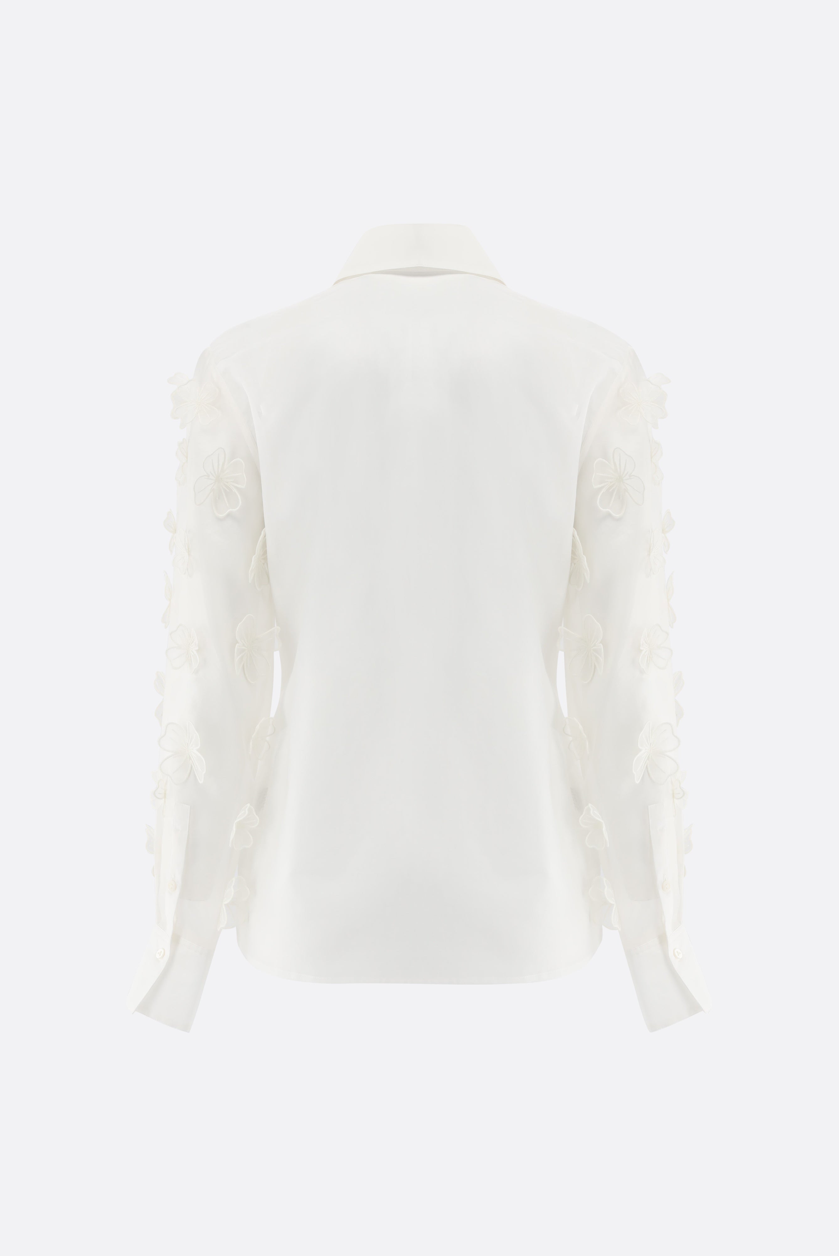 Hemdbluse | mit 3D-Blumen-Hemden & Blusen-Van Laack-OUTLET-ARCHIVIST-ARCHIVE-SALE