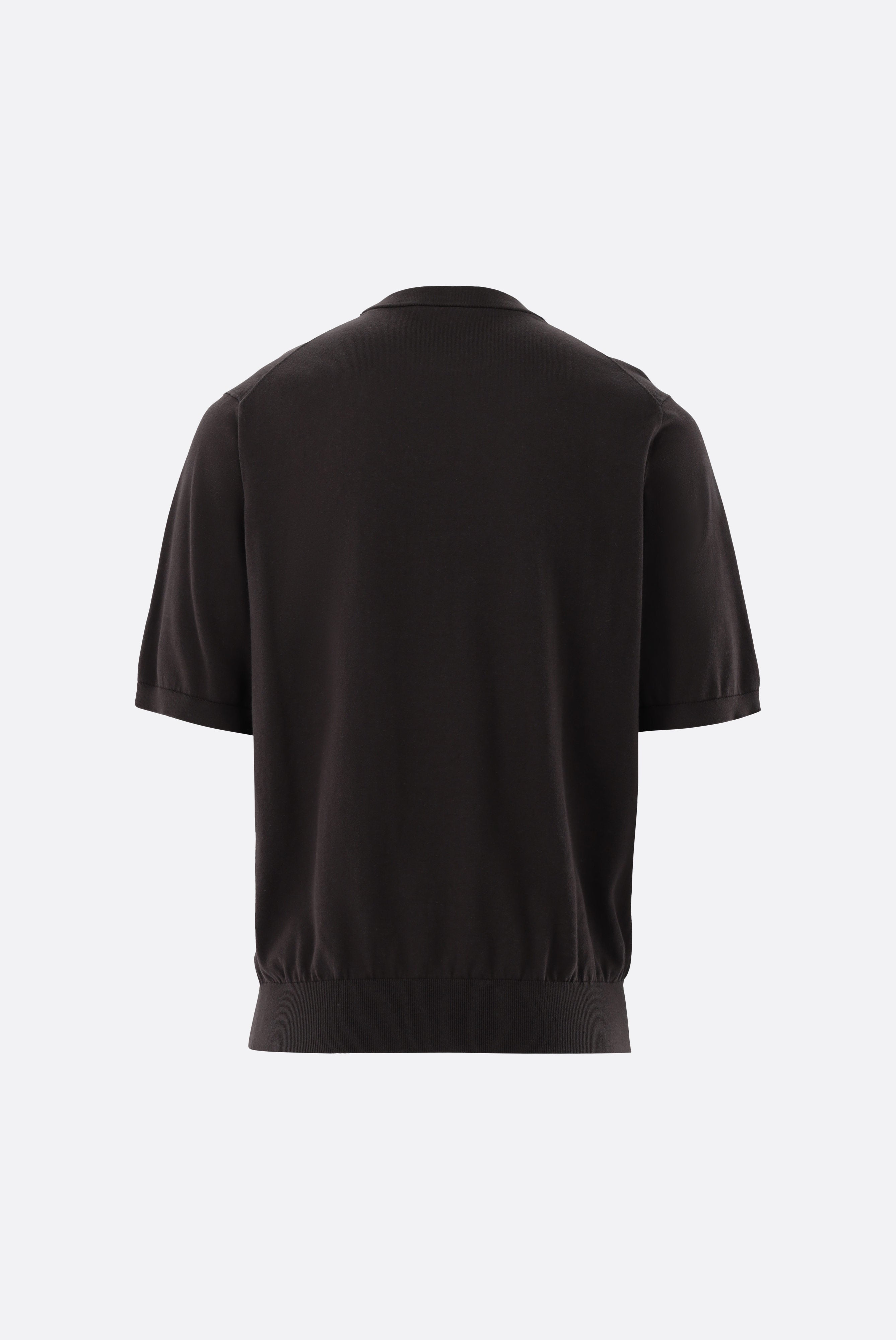 Strick T-Shirt | mit Baumwolle und Seide