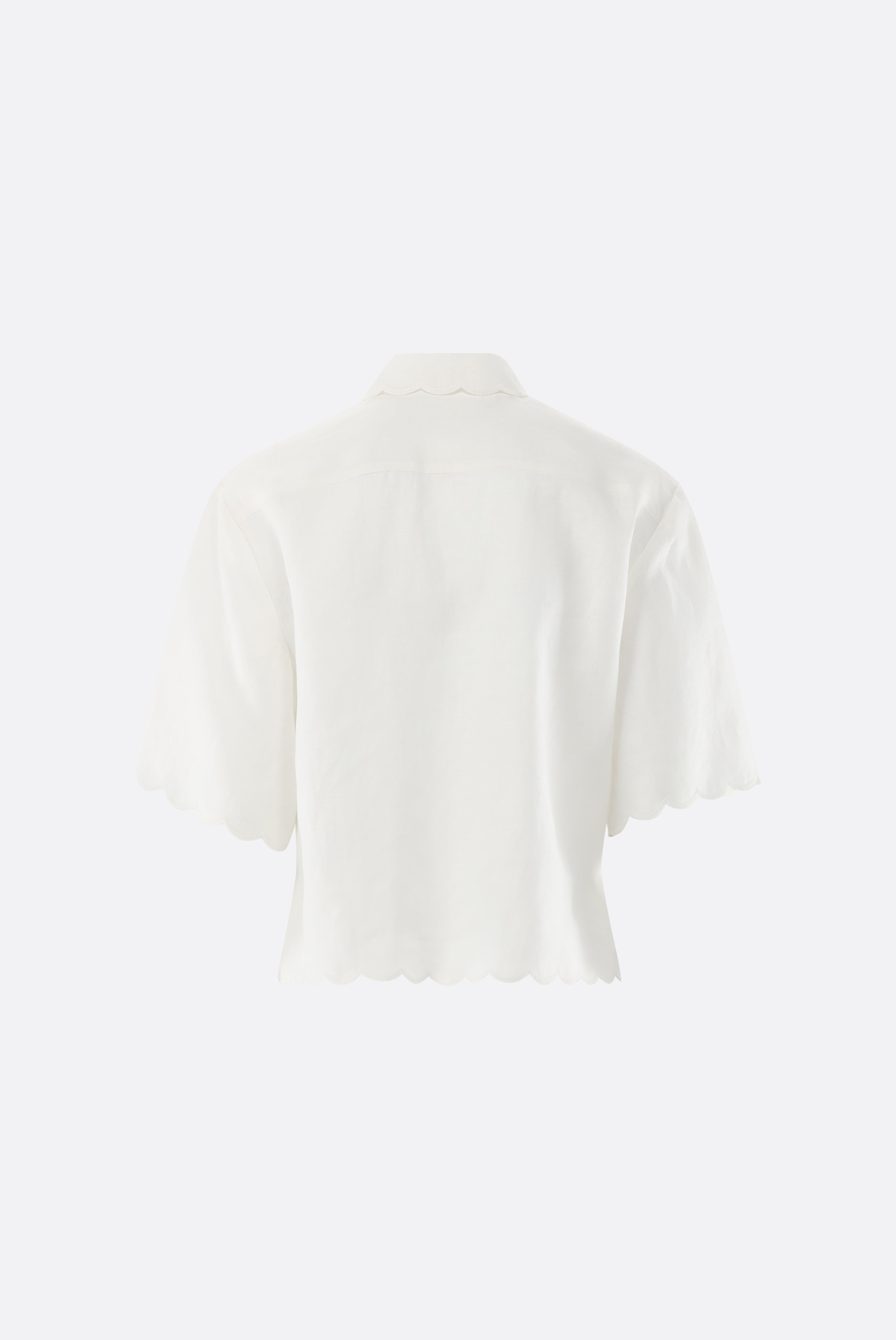 Leinen-Hemdbluse | mit Palmen-Lochstickerei-Hemden & Blusen-Van Laack-OUTLET-ARCHIVIST-ARCHIVE-SALE