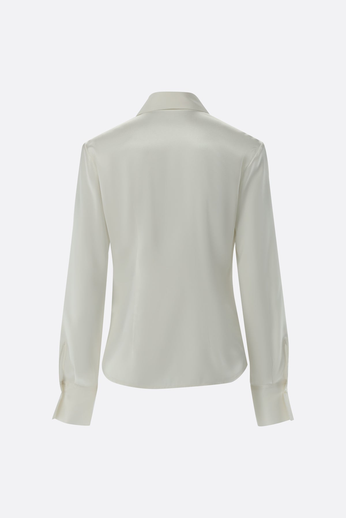 Hemdbluse | tailliert aus Seidensatin-Stretch-Hemden & Blusen-Van Laack-OUTLET-ARCHIVIST-ARCHIVE-SALE