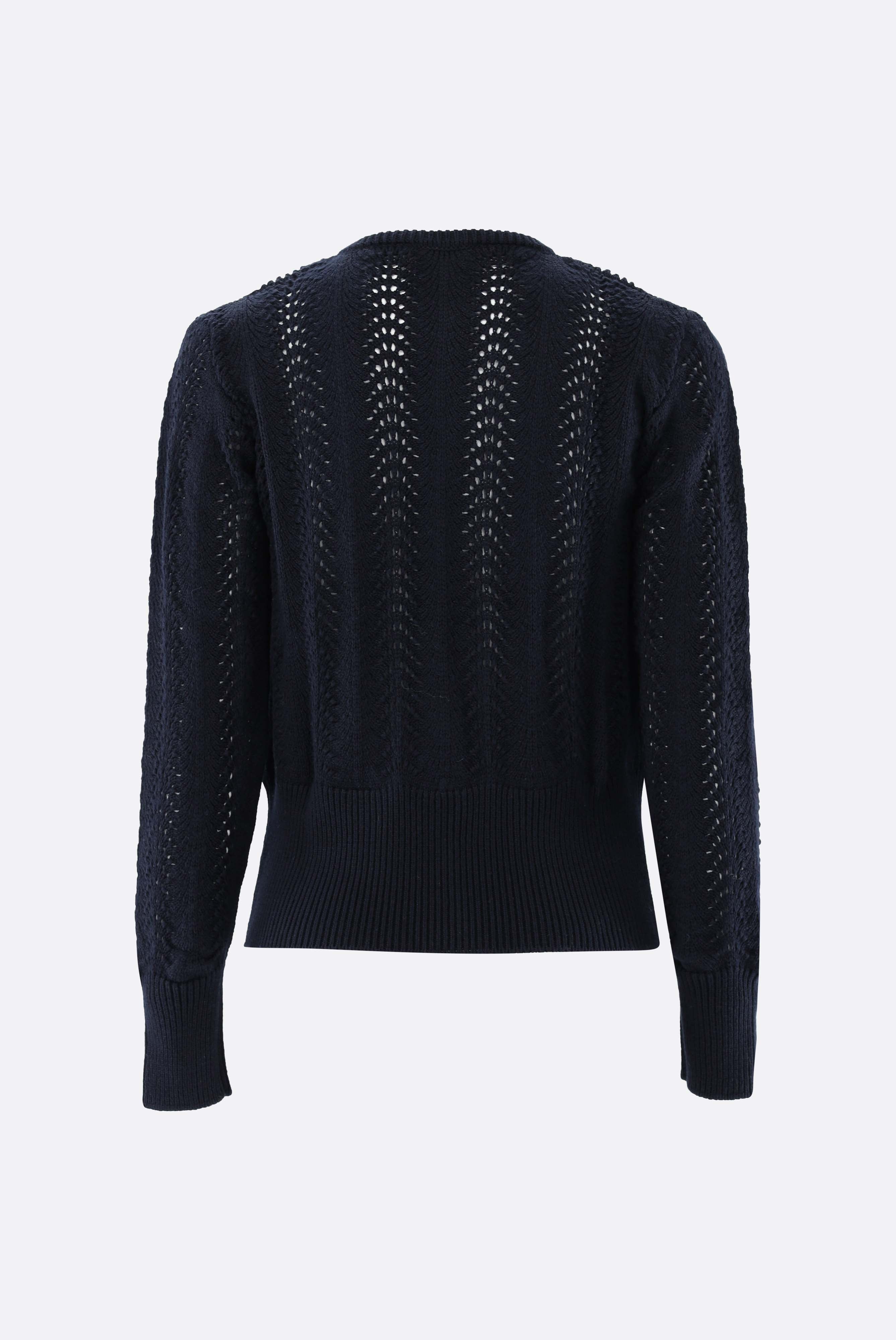 Strickjacke | aus Ajoure Strick mit Kaschmir
