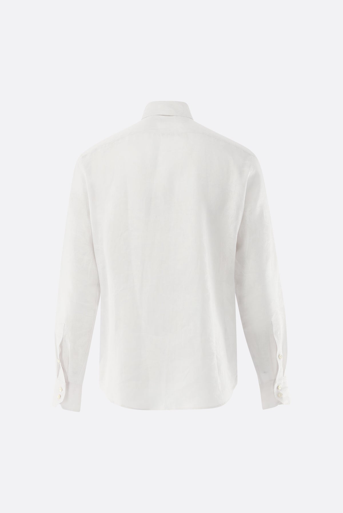 Leinenhemd | mit Ton-in-Ton Druck Tailor Fit