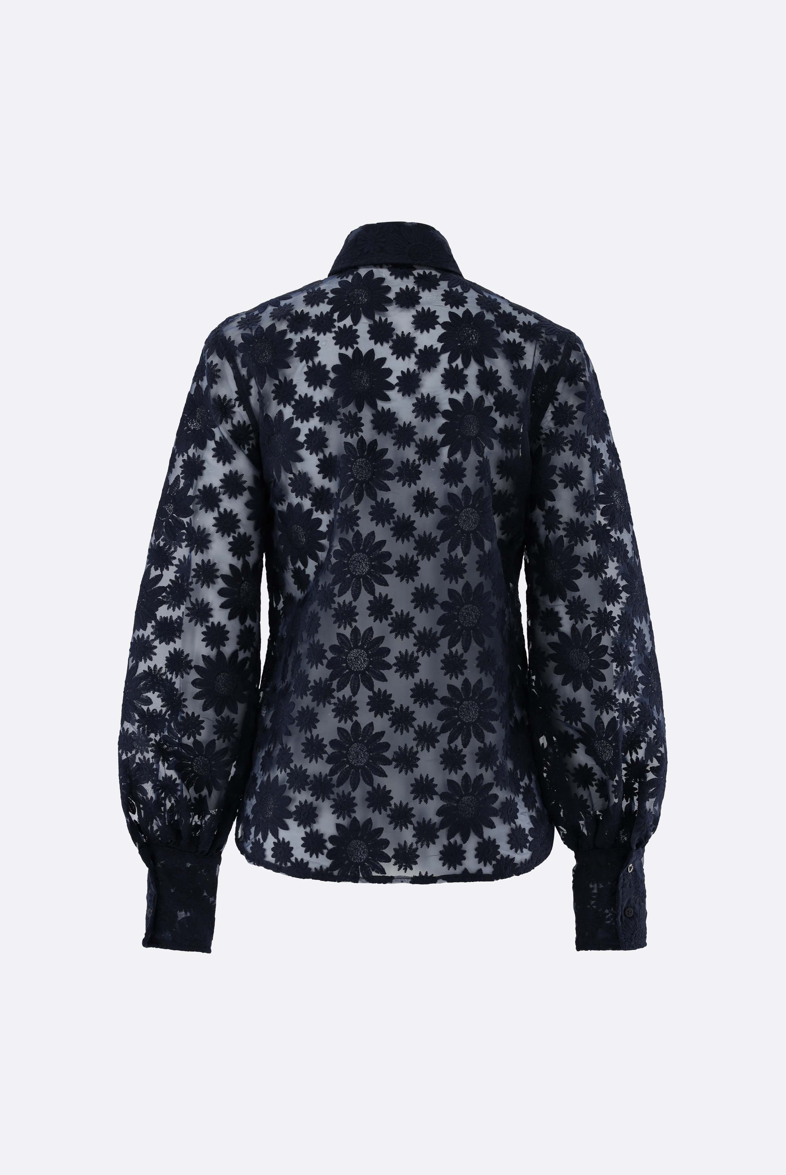 Hemdbluse | mit Blousonärmeln und besticktem Organza-Hemden & Blusen-Van Laack-OUTLET-ARCHIVIST-ARCHIVE-SALE