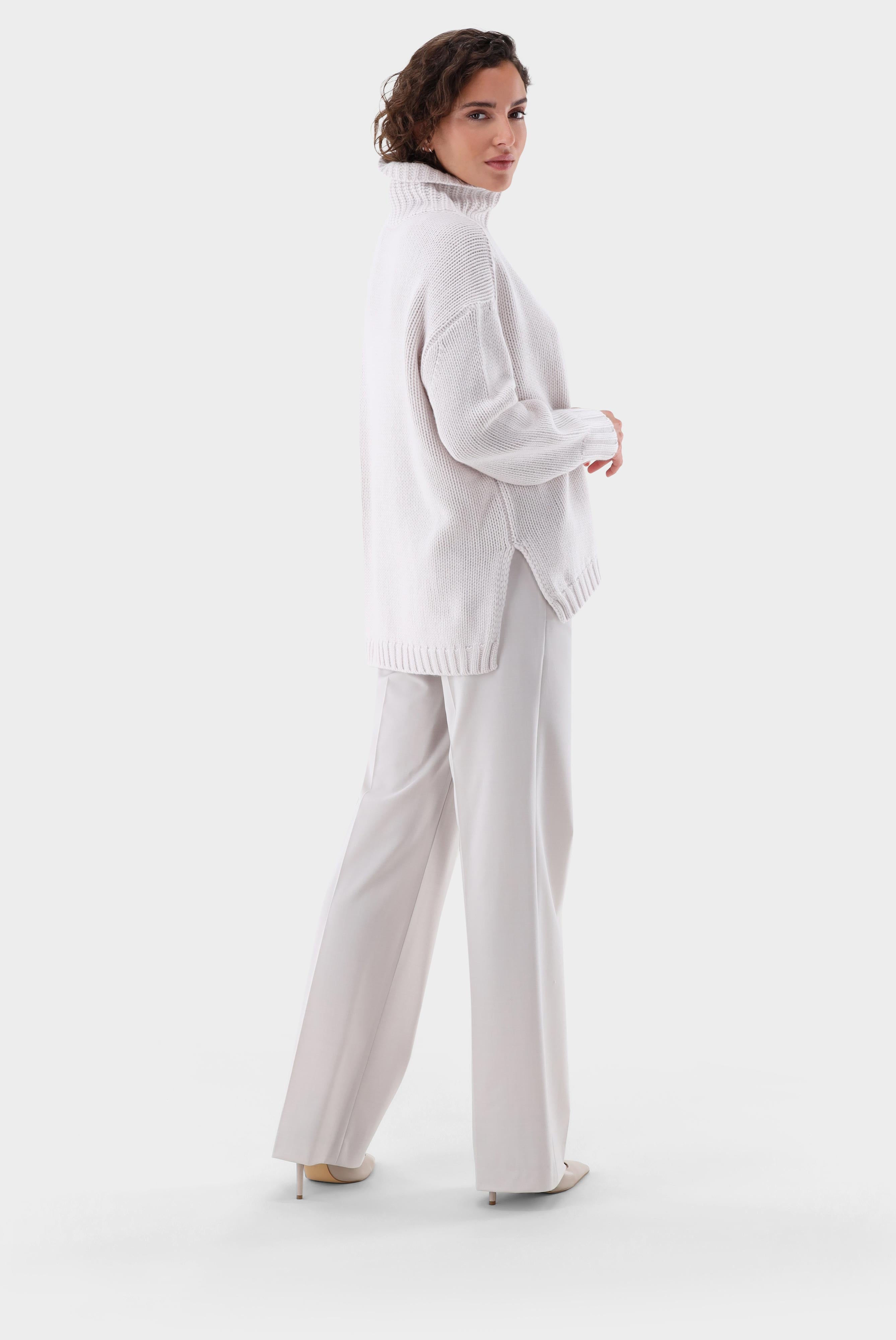 Rollkragenpullover | oversized mit Kaschmir