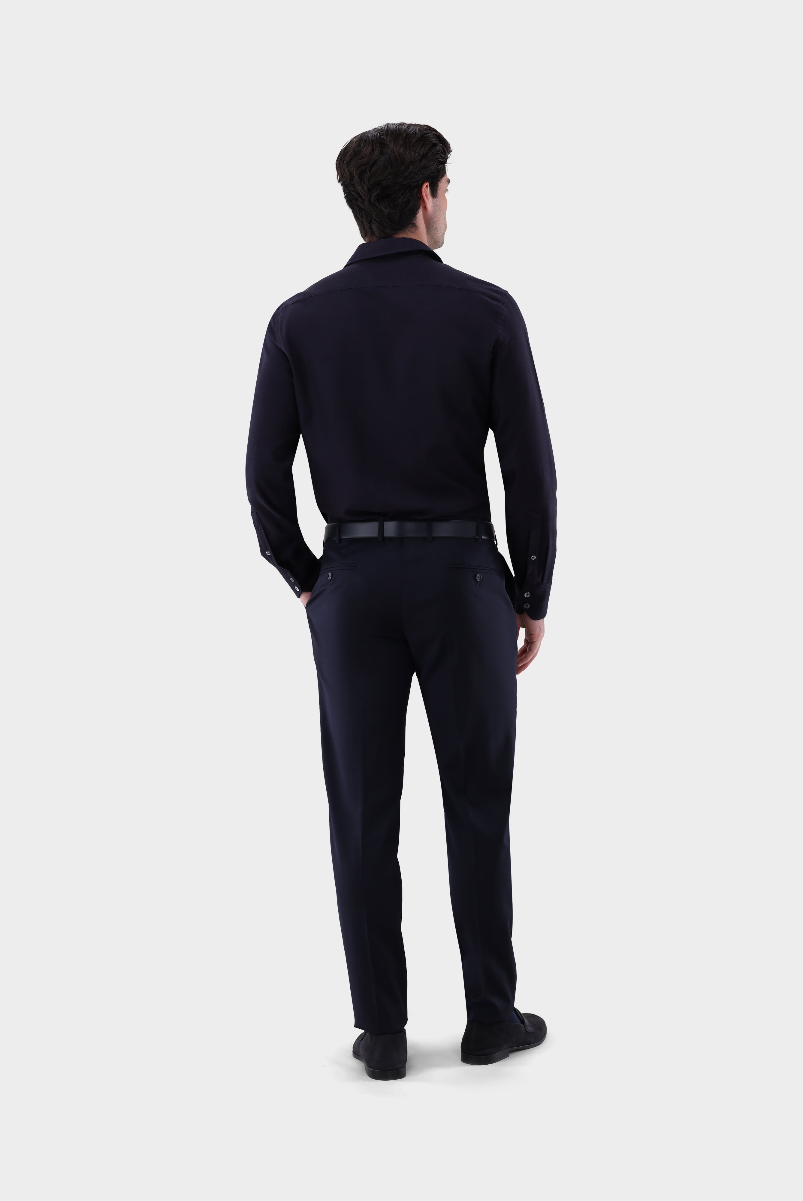 Flanellhemd | mit Kontrast Tailor Fit-Hemden & Blusen-Van Laack-OUTLET-ARCHIVIST-ARCHIVE-SALE