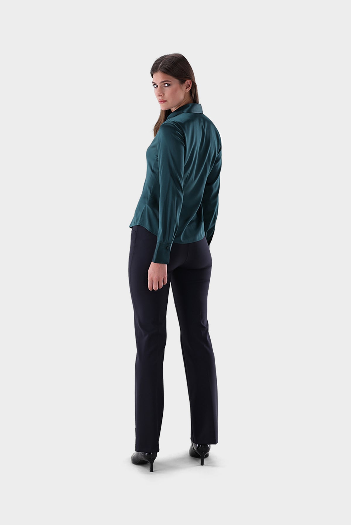 Van Laack Hemdbluse | tailliert aus Seidensatin-Stretch, Hemden & Blusen