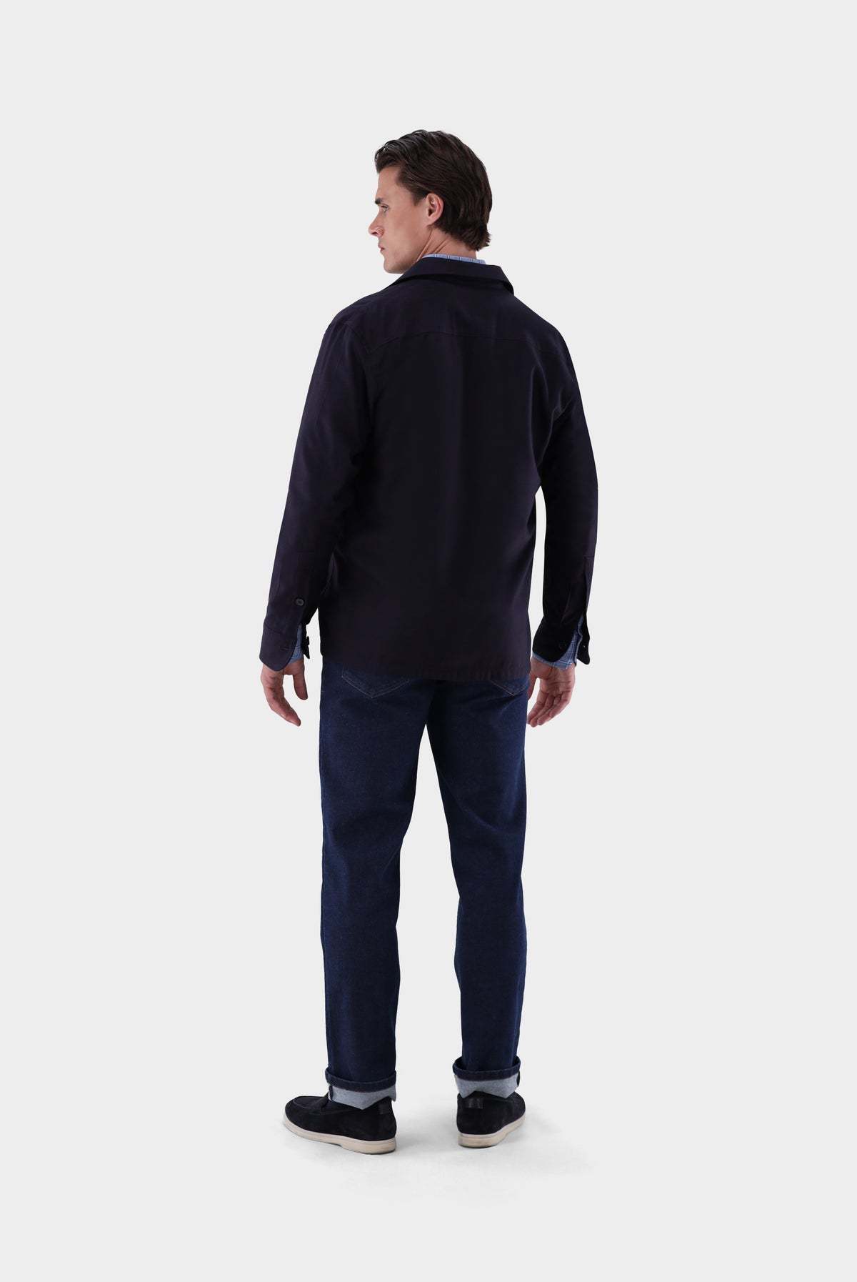 Hemdjacke | unifarben mit Brusttaschen-Hemden & Blusen-Van Laack-OUTLET-ARCHIVIST-ARCHIVE-SALE