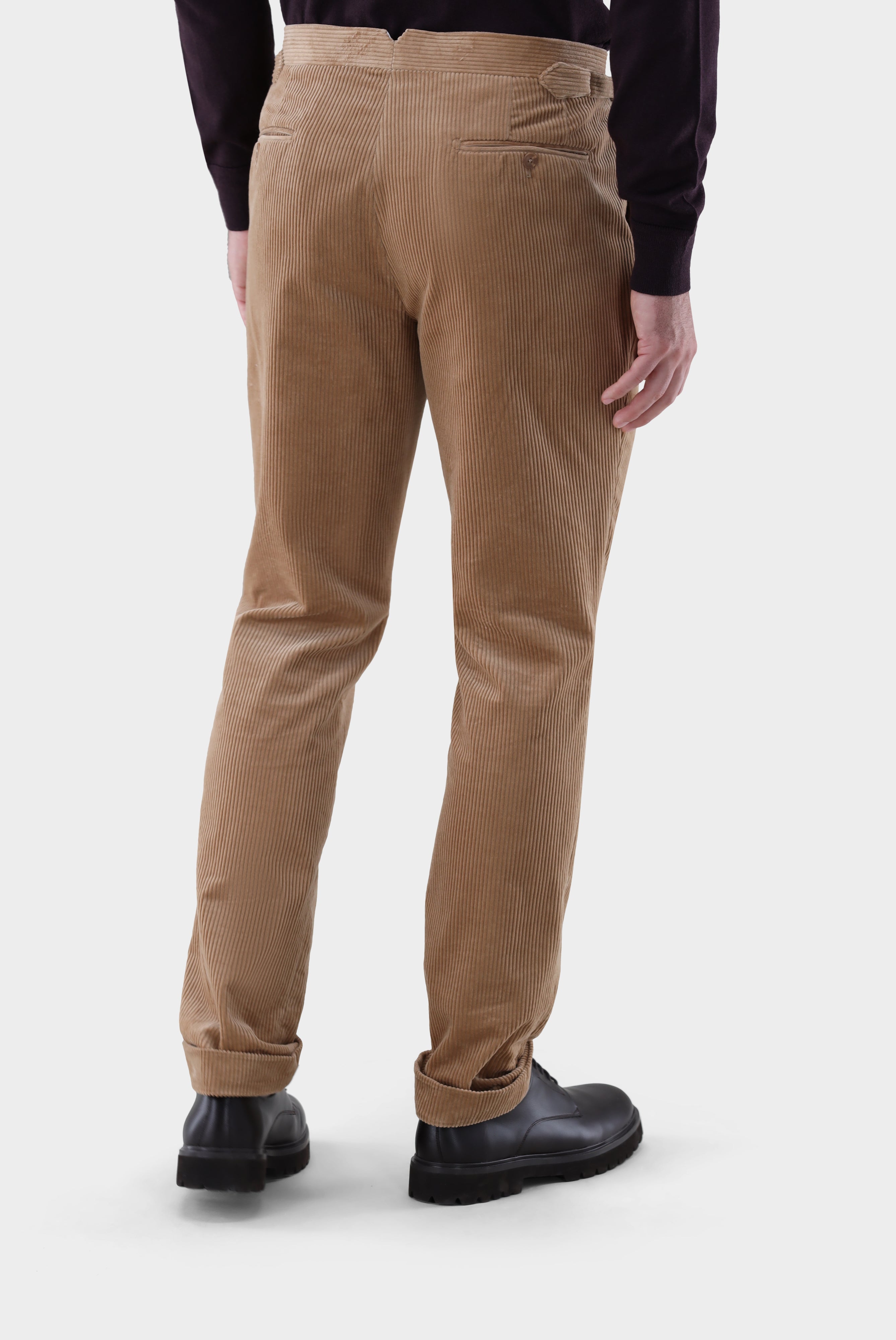Kordhose | mit Bundfalte Slim Fit