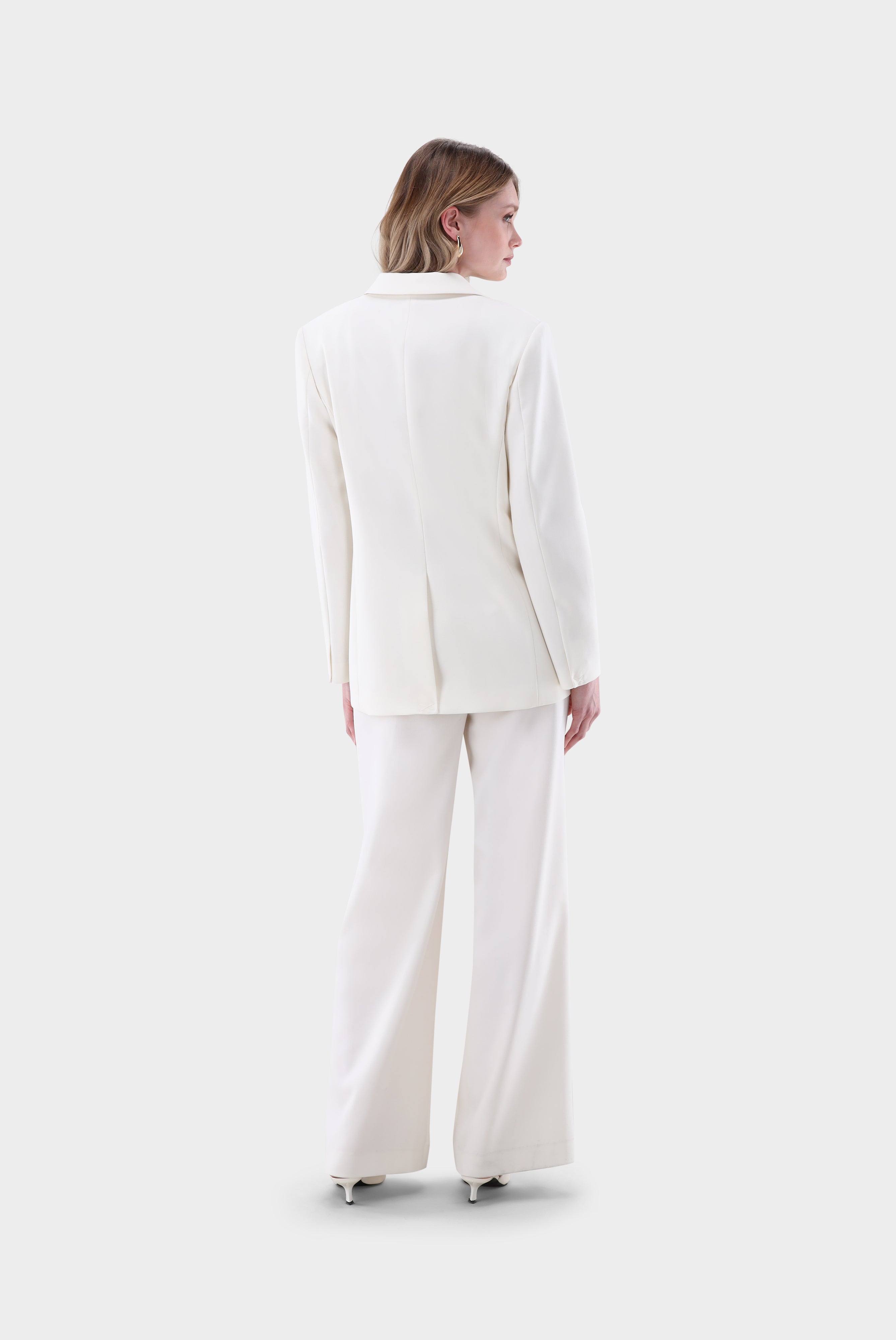 Blazer | mit geradem Saum und Pattentaschen