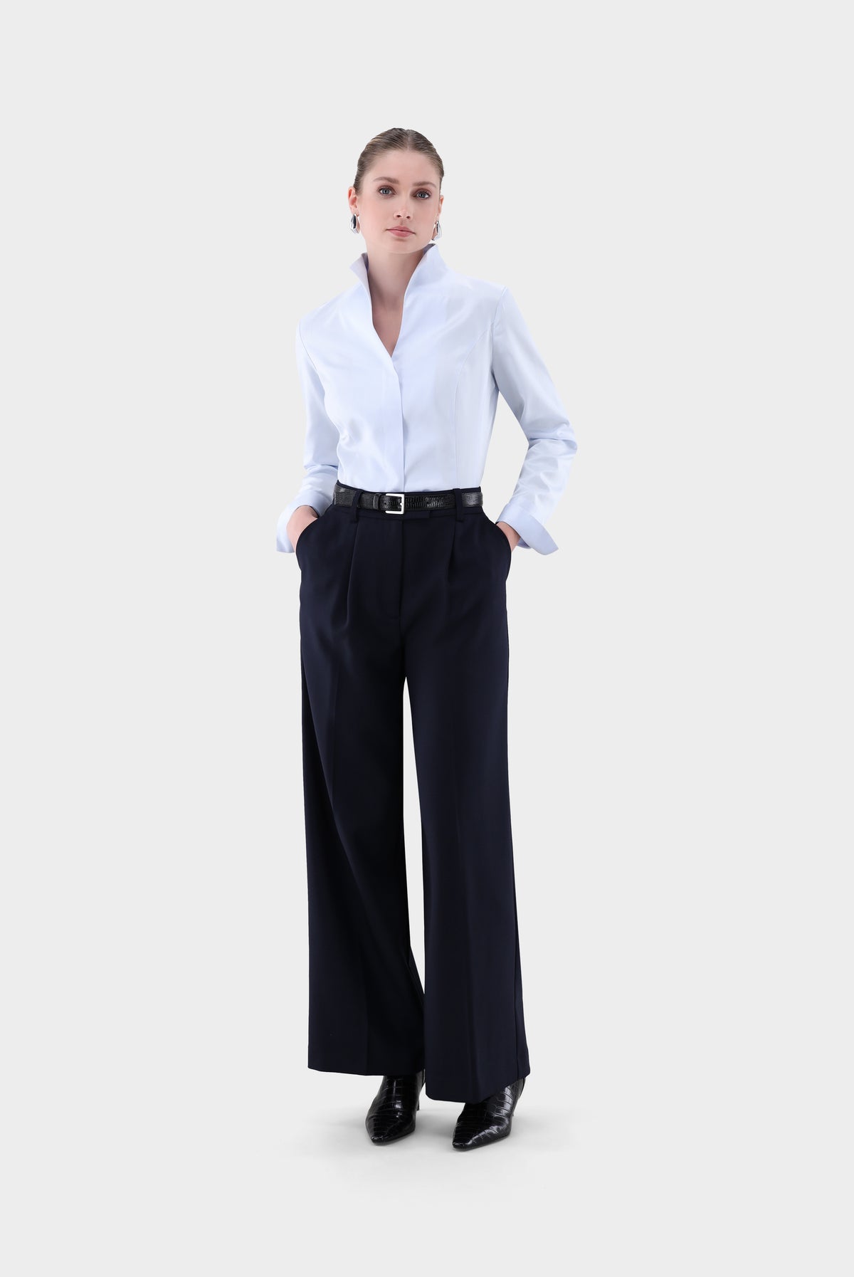 Hose | mit weitem Bein und Stretch-Hosen-Van Laack-OUTLET-ARCHIVIST-ARCHIVE-SALE