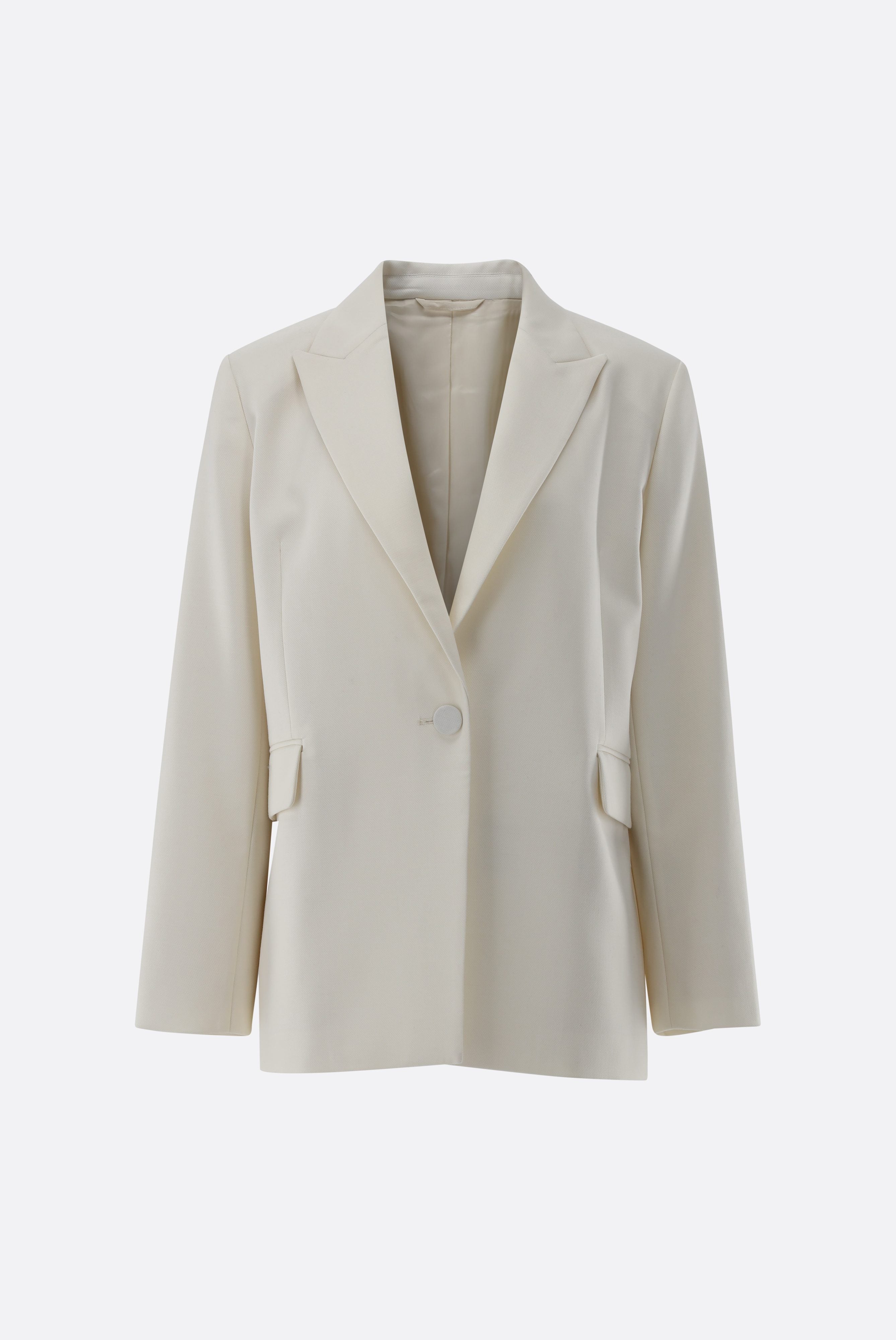 Blazer | mit geradem Saum und Pattentaschen