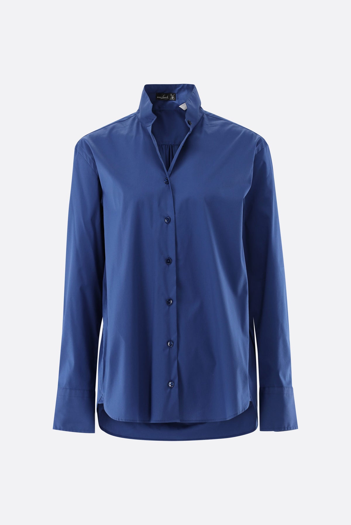 Stehkragenbluse | mit lockerer Passform-Hemden & Blusen-Van Laack-OUTLET-ARCHIVIST-ARCHIVE-SALE